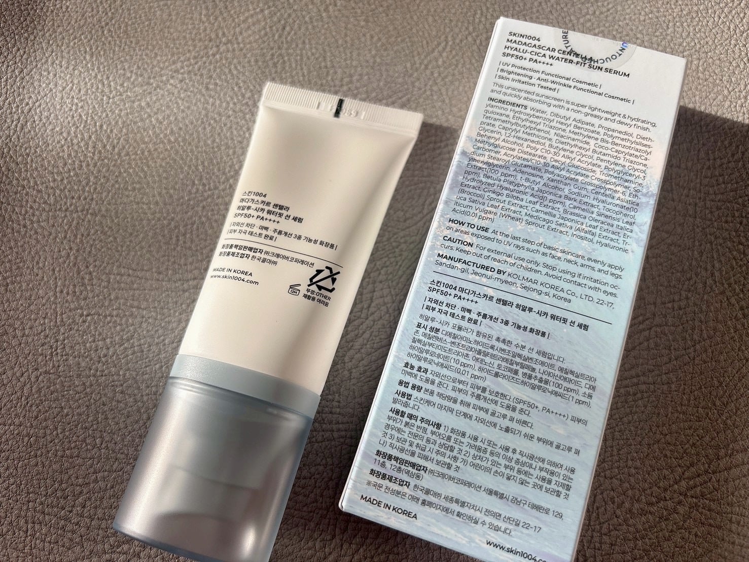 SKIN1004 マダガスカル センテラ ヒアルシカ ウォーターフィット サンセラム SPF50+ PA++++のユーザーレビュー写真