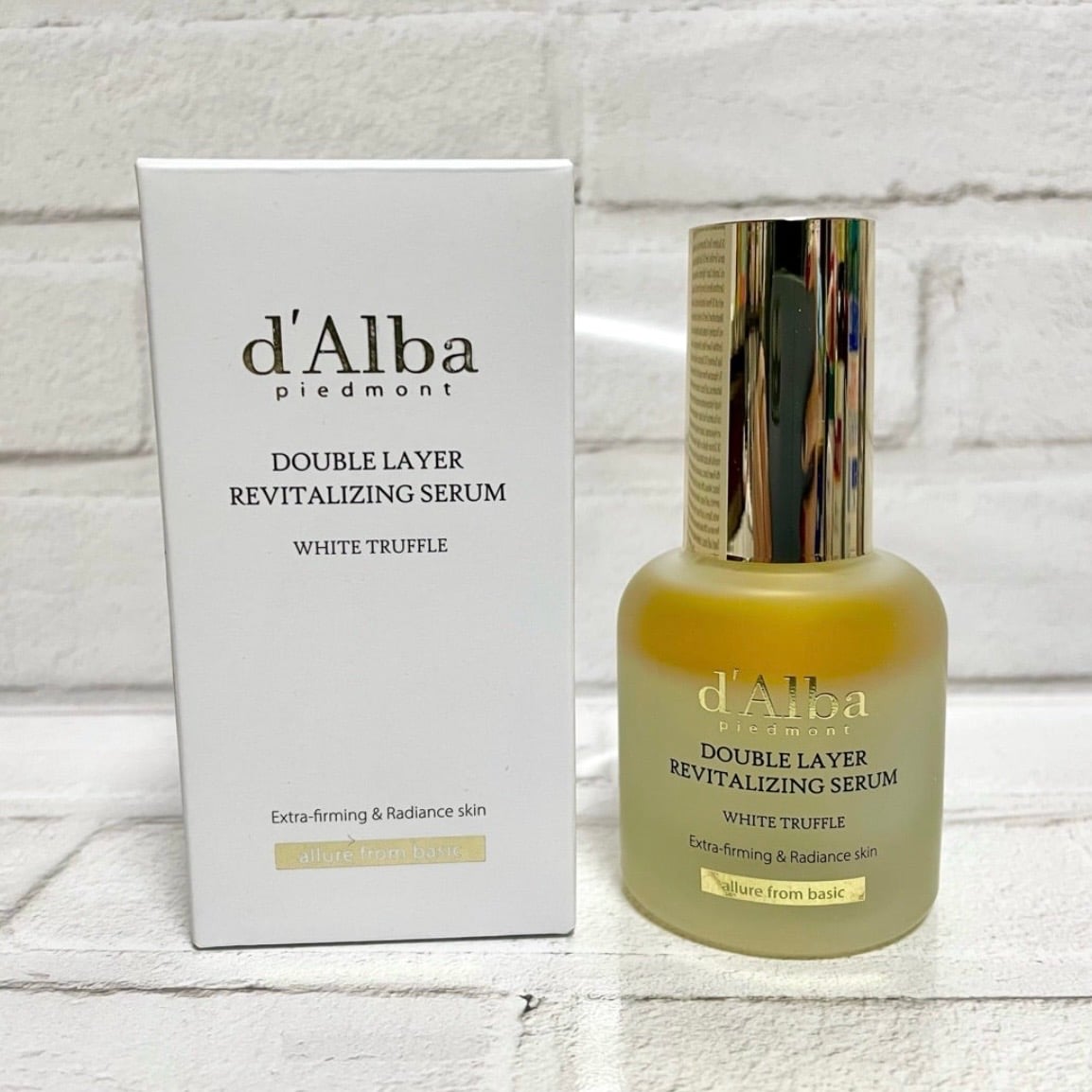 User review photo of D'Alba White Truffle Double Layer Revitalizing Serum