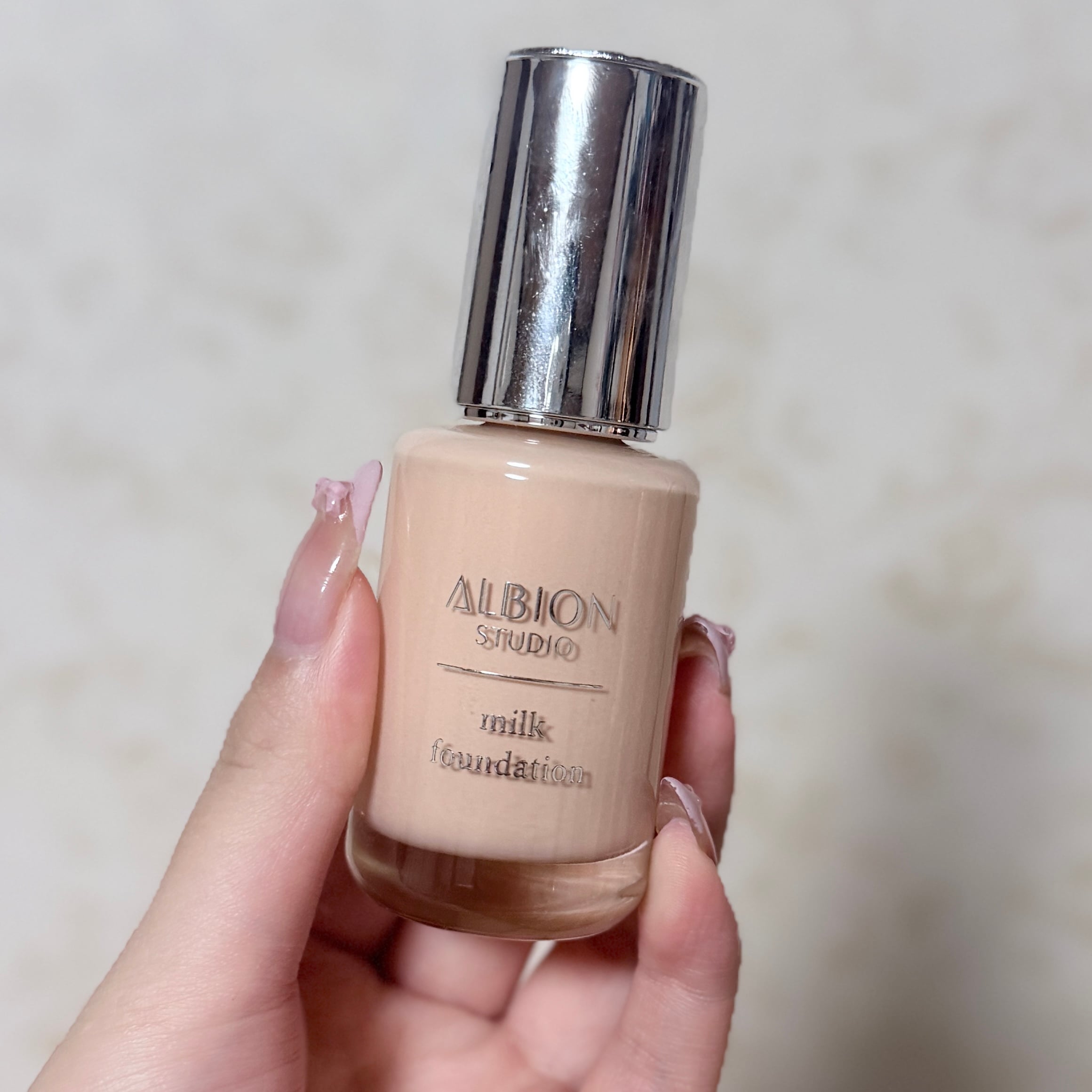 User review photo of Albion Studio Milk Foundation