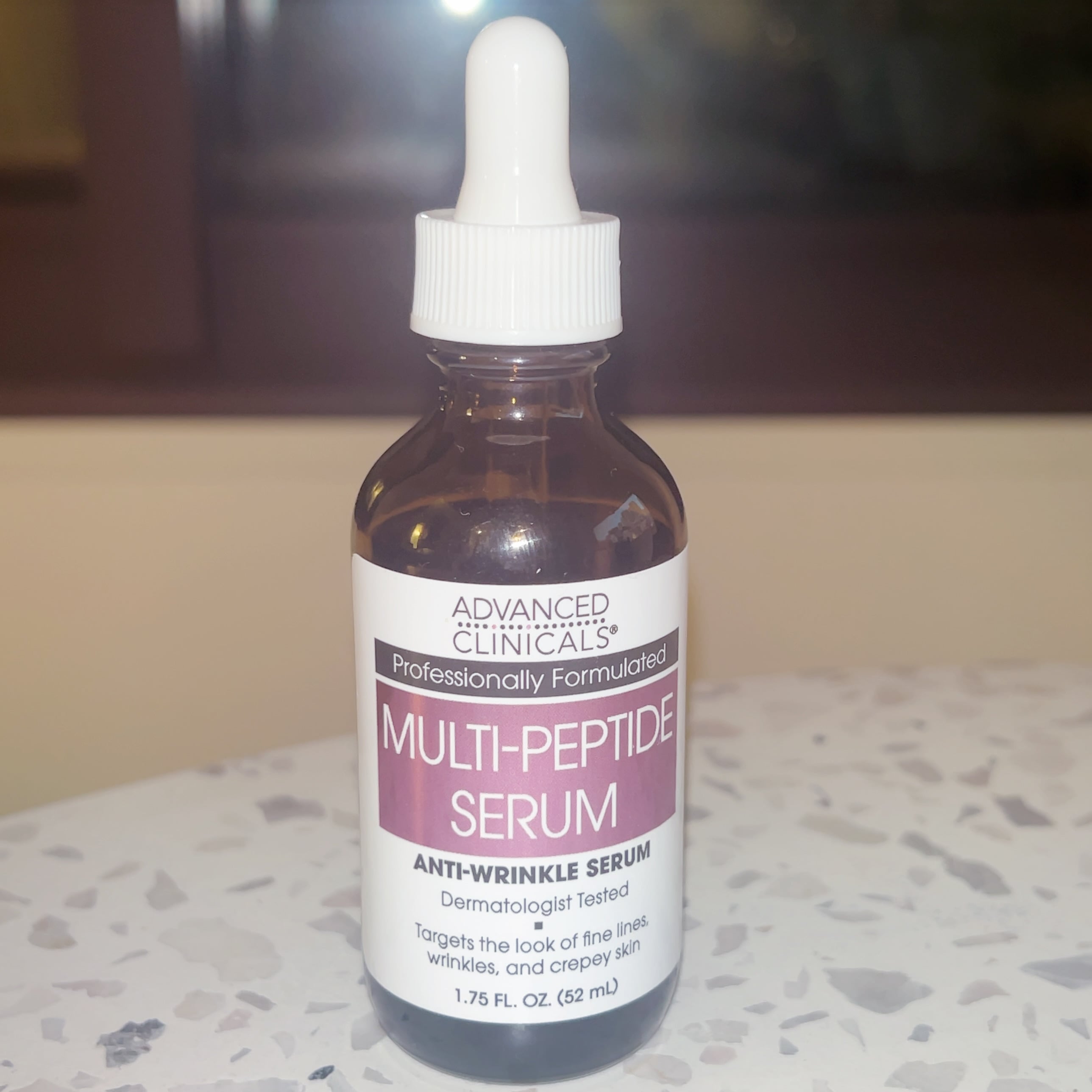User review photo of Advanced Clinicals Multi-Peptide Serum