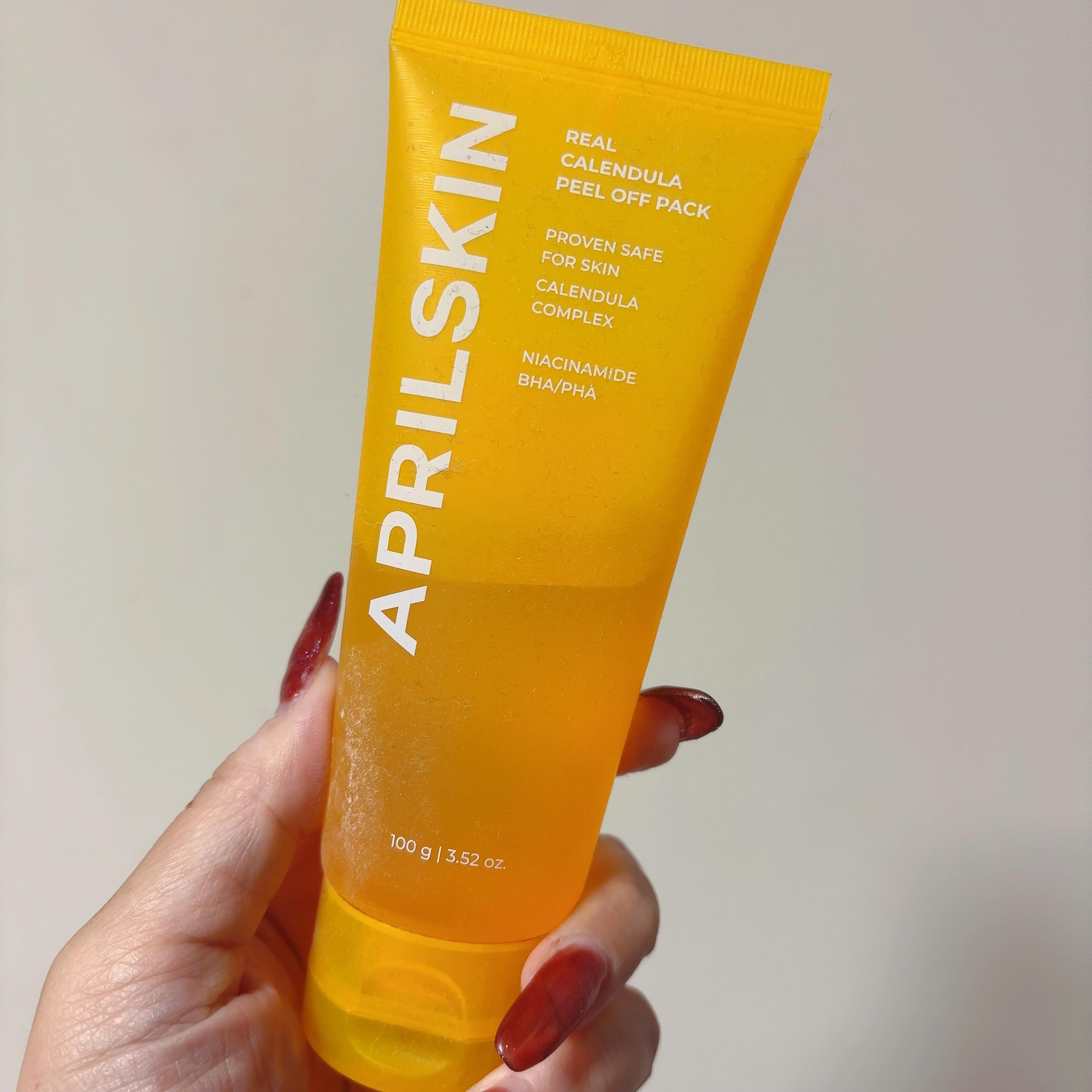 User review photo of APRILSKIN Calendula Peel Off Pack