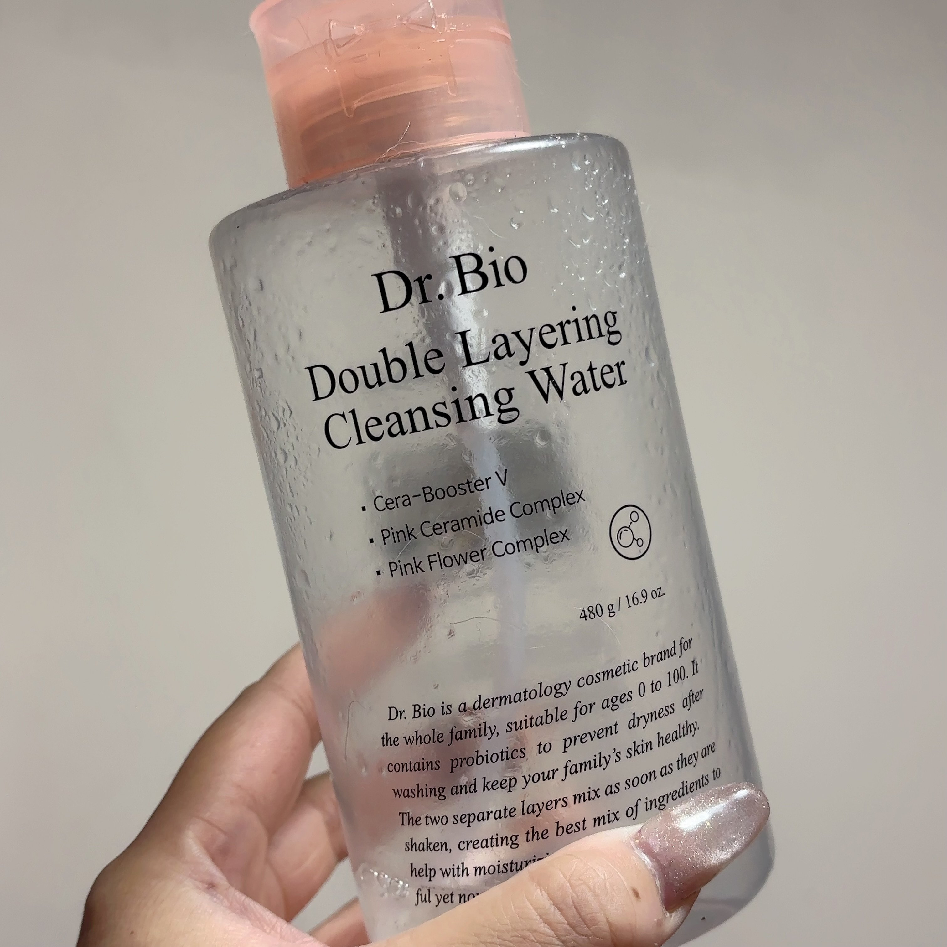 User review photo of Dr. Bio Double Layering Cleansing Water