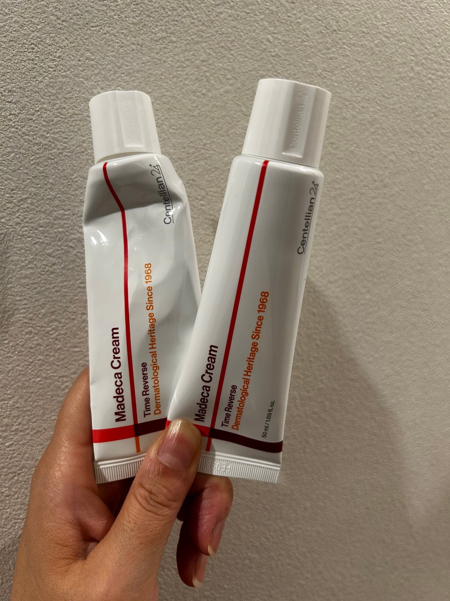 صورة من مراجعة مستخدم لمنتج Centellian24 Madeca Cream Time Reverse