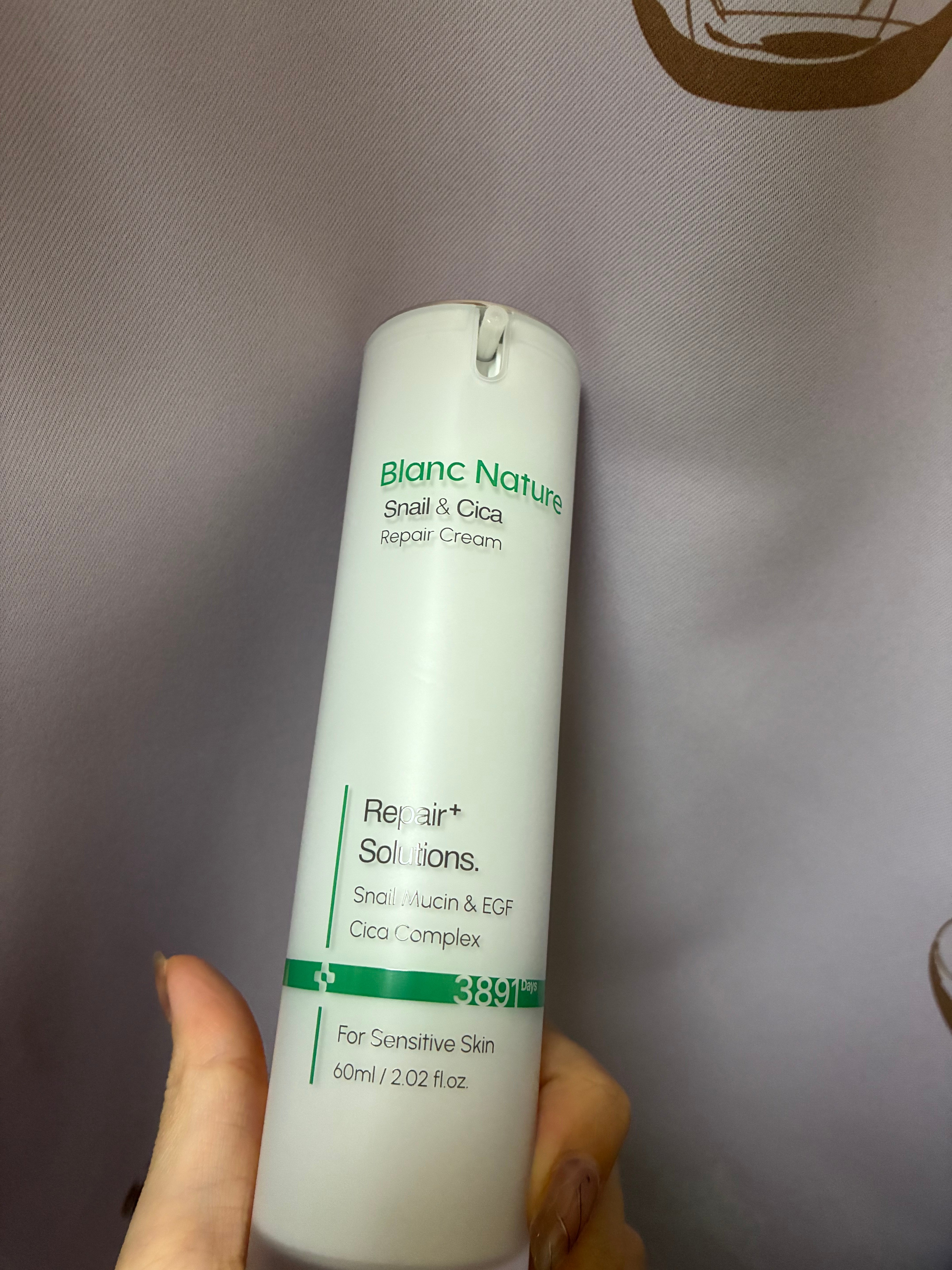 블랑네이처 스네일 앤 시카 리페어 크림 사용자 리뷰 사진