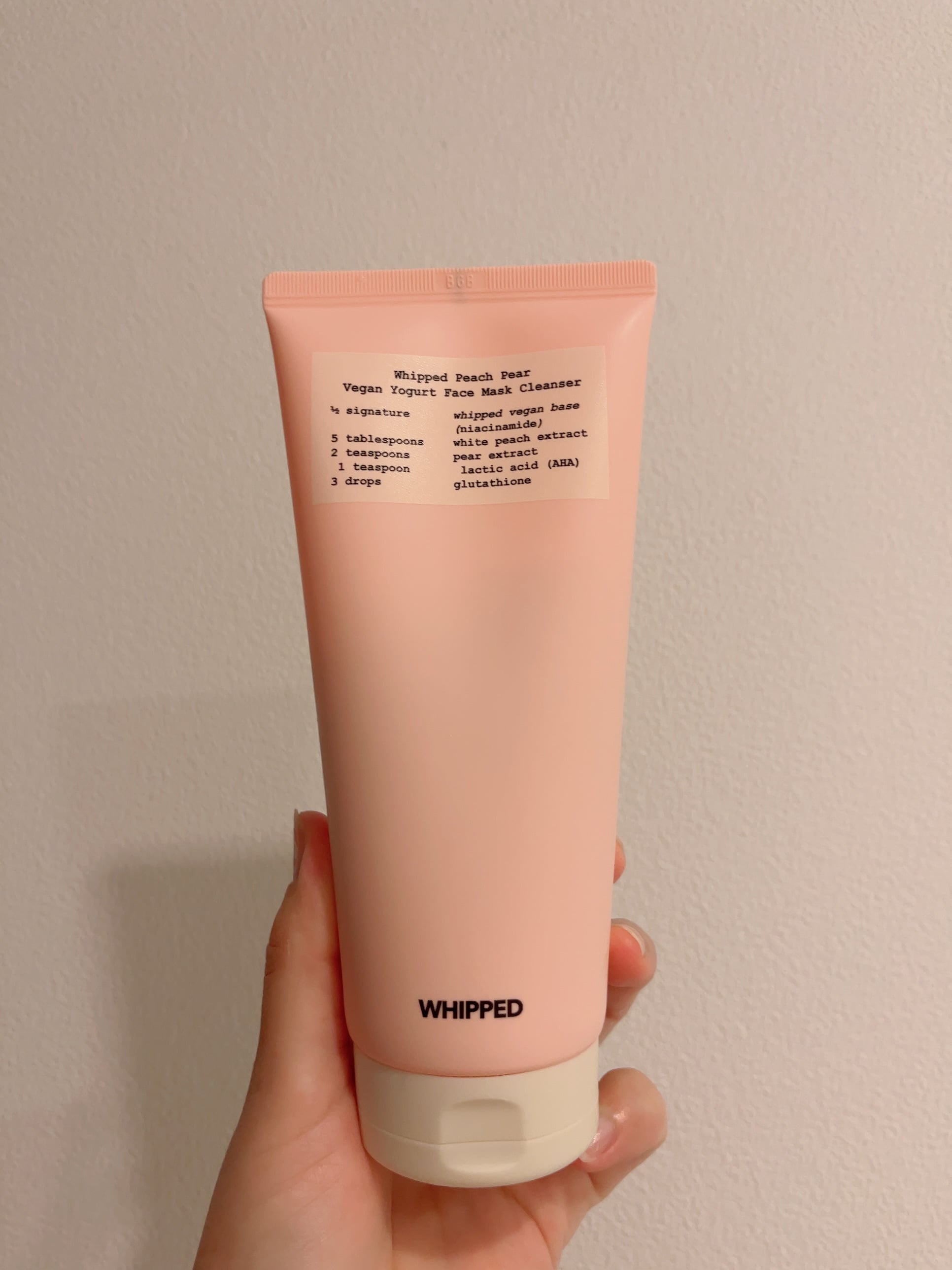 Whipped ピーチペアヨーグルトパッククレンザーのユーザーレビュー写真