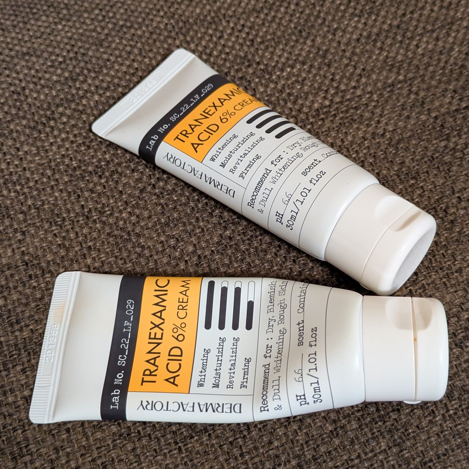 User review photo of Derma Factory Tranexamic Acid 6% Cream