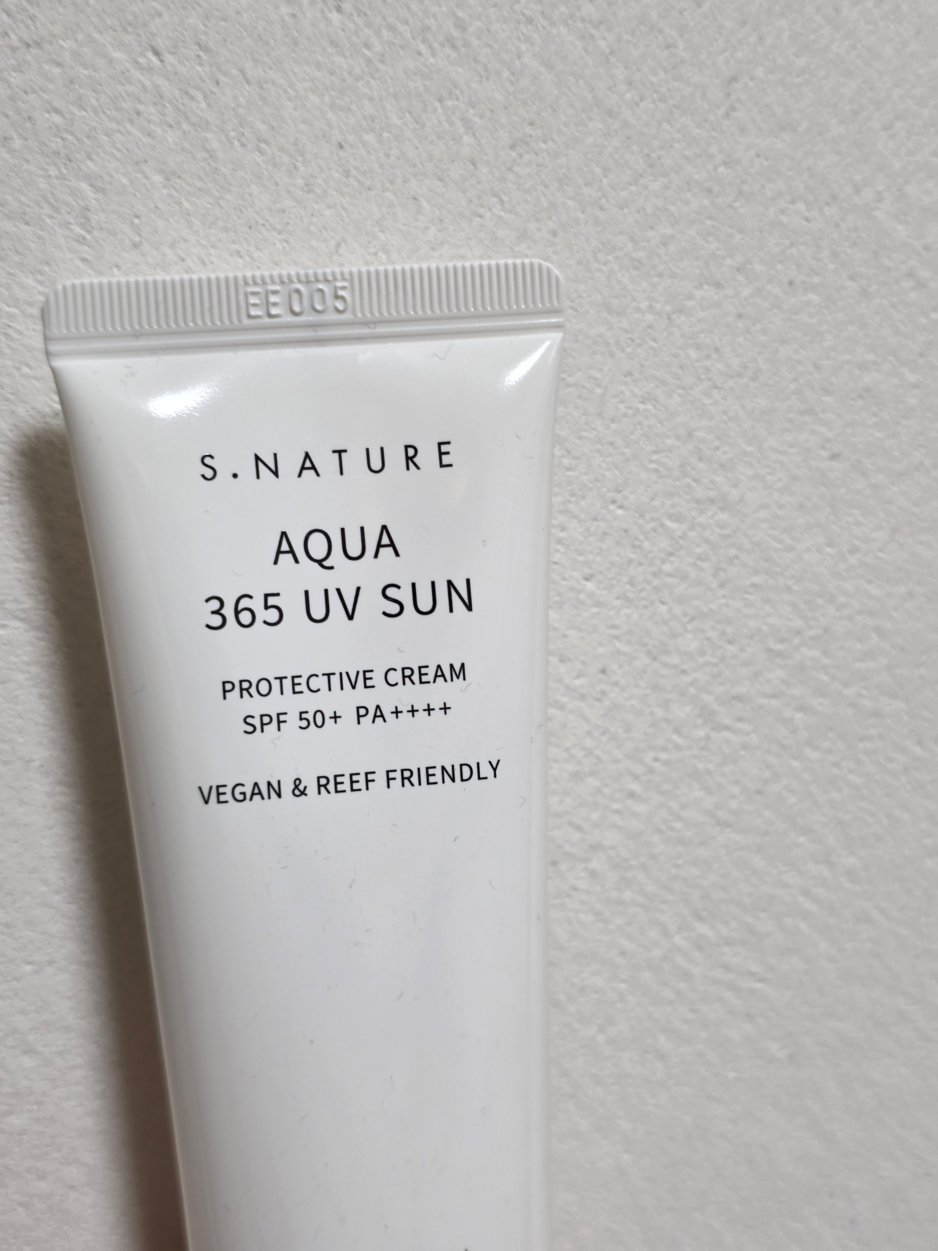 User review photo of S.NATURE Aqua 365 UV Sun Protective Cream SPF 50+