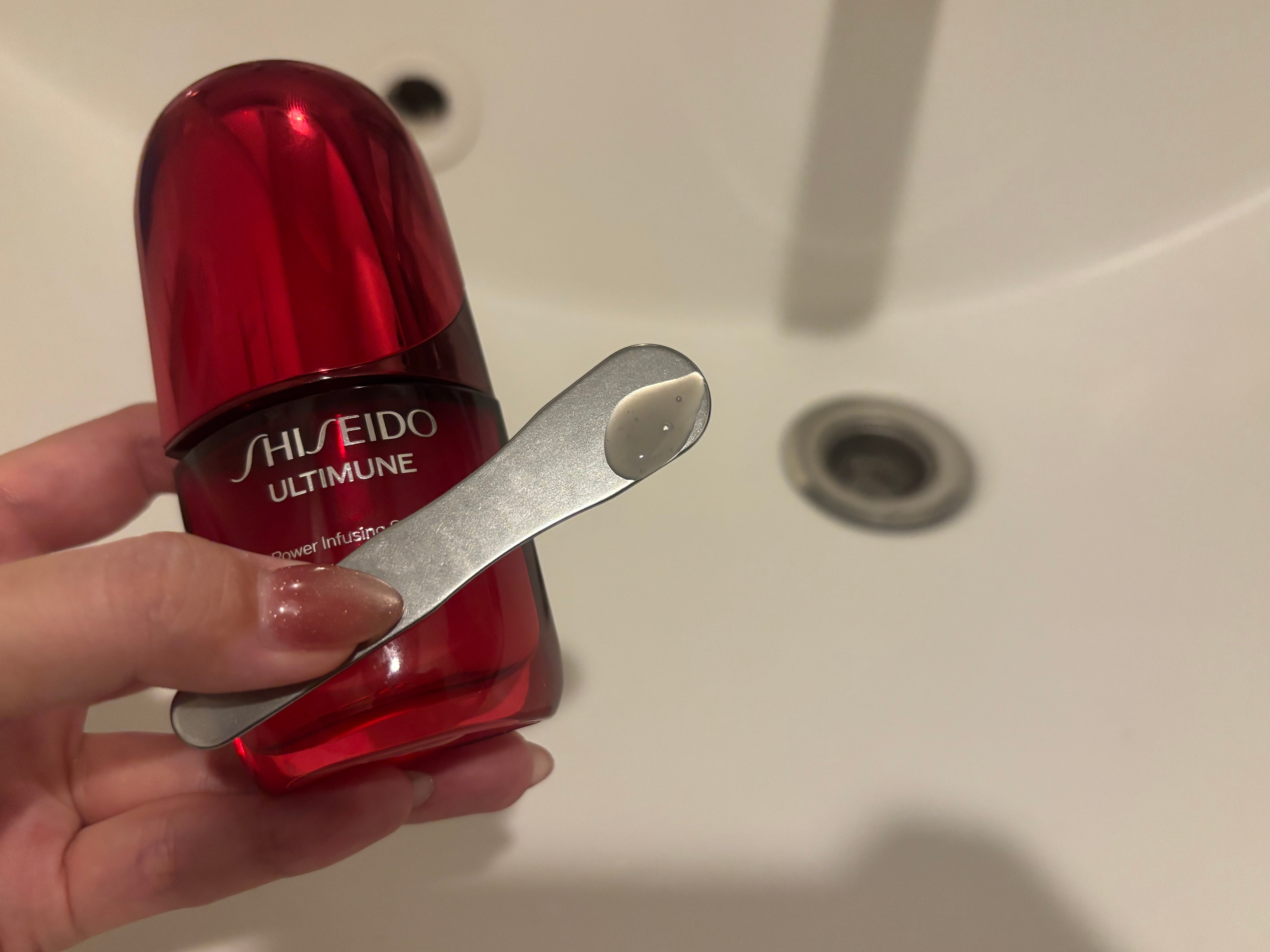 صورة من مراجعة مستخدم لمنتج Shiseido ألتيميون باور إنفيوزينغ سيروم كونسنترت