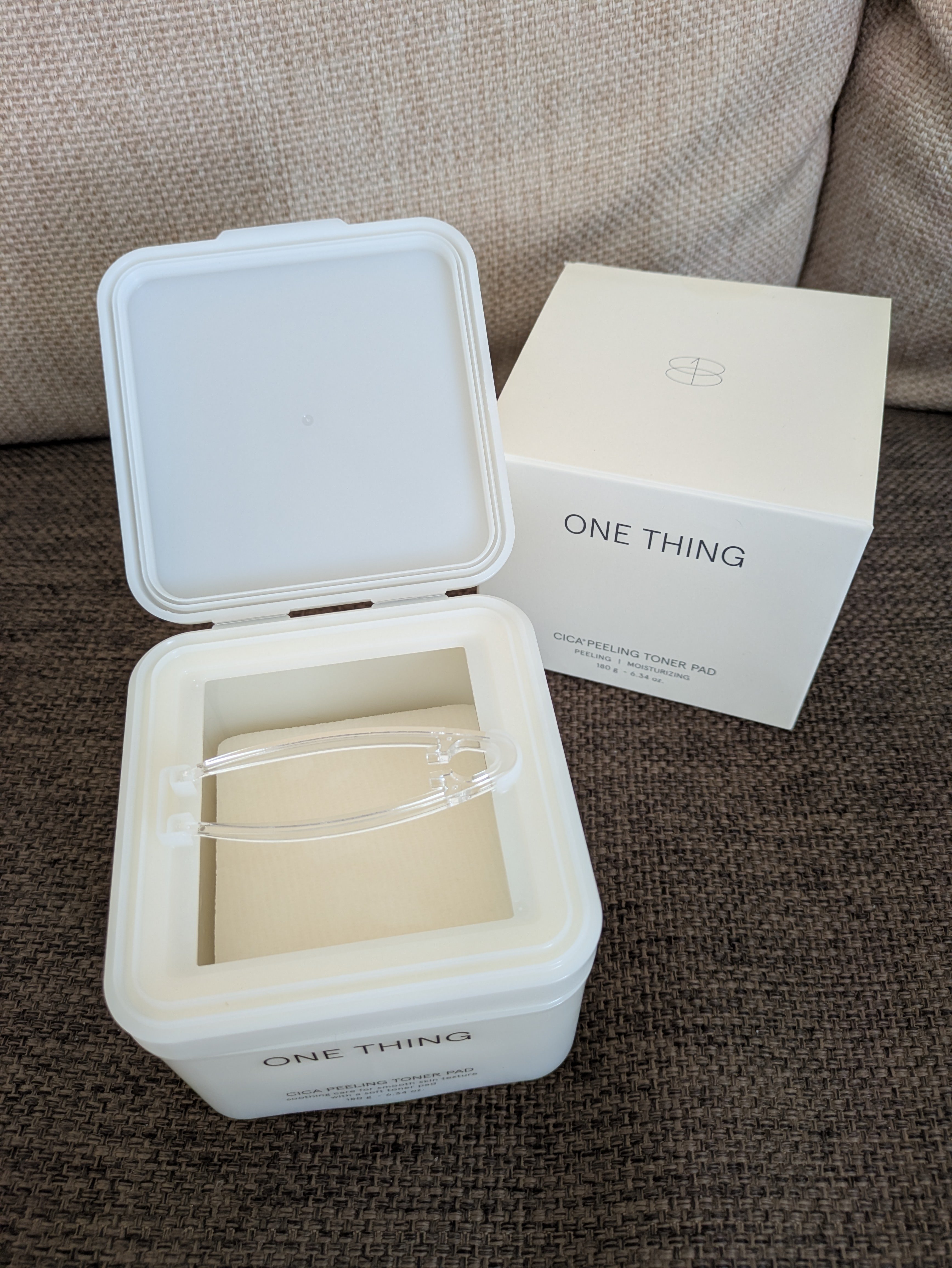 صورة من مراجعة مستخدم لمنتج One Thing وسادات تونر سيكا للتقشير