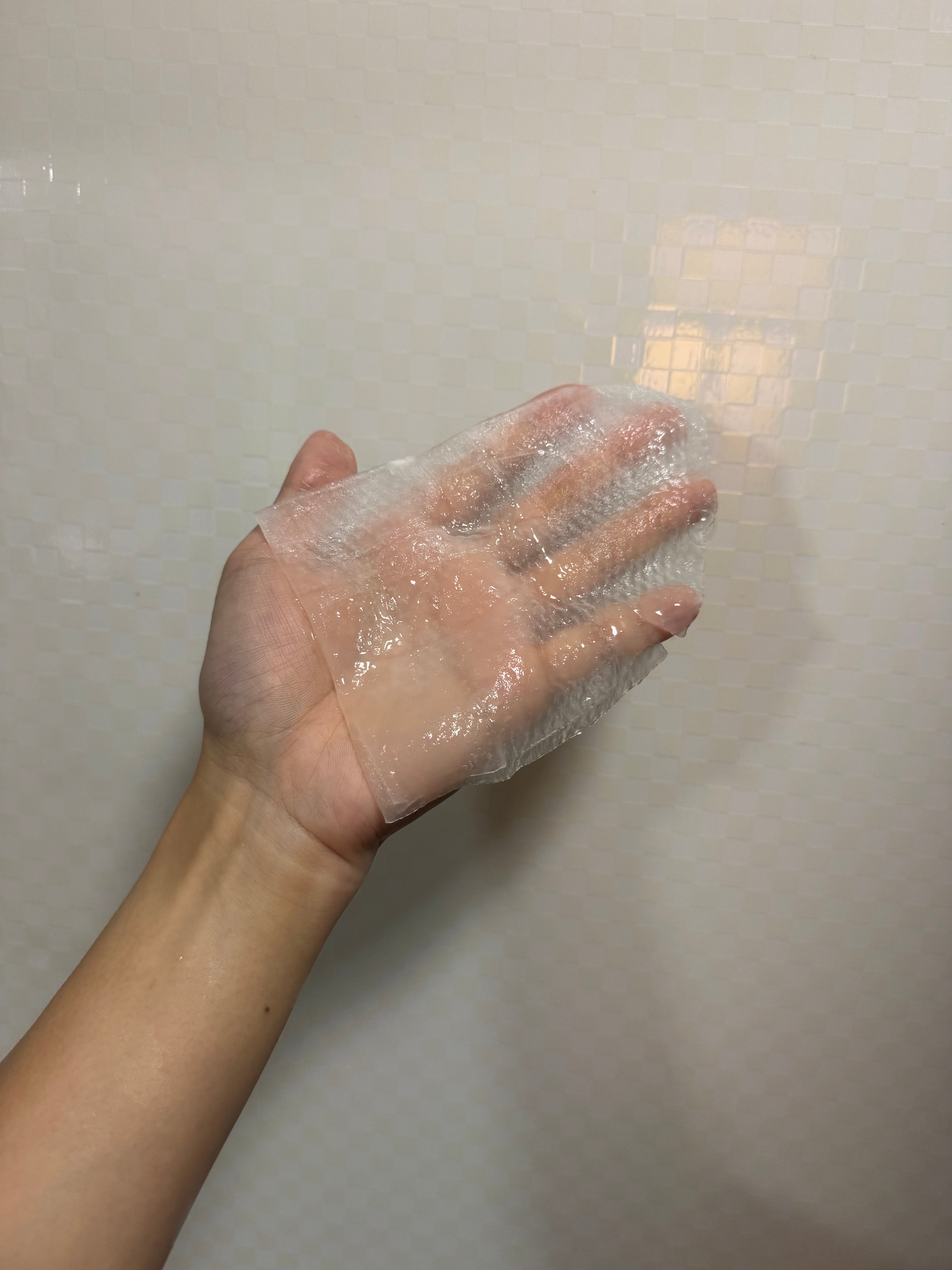 User review photo of Round Lab Birch Juice Moisturizing Double Gel Mask