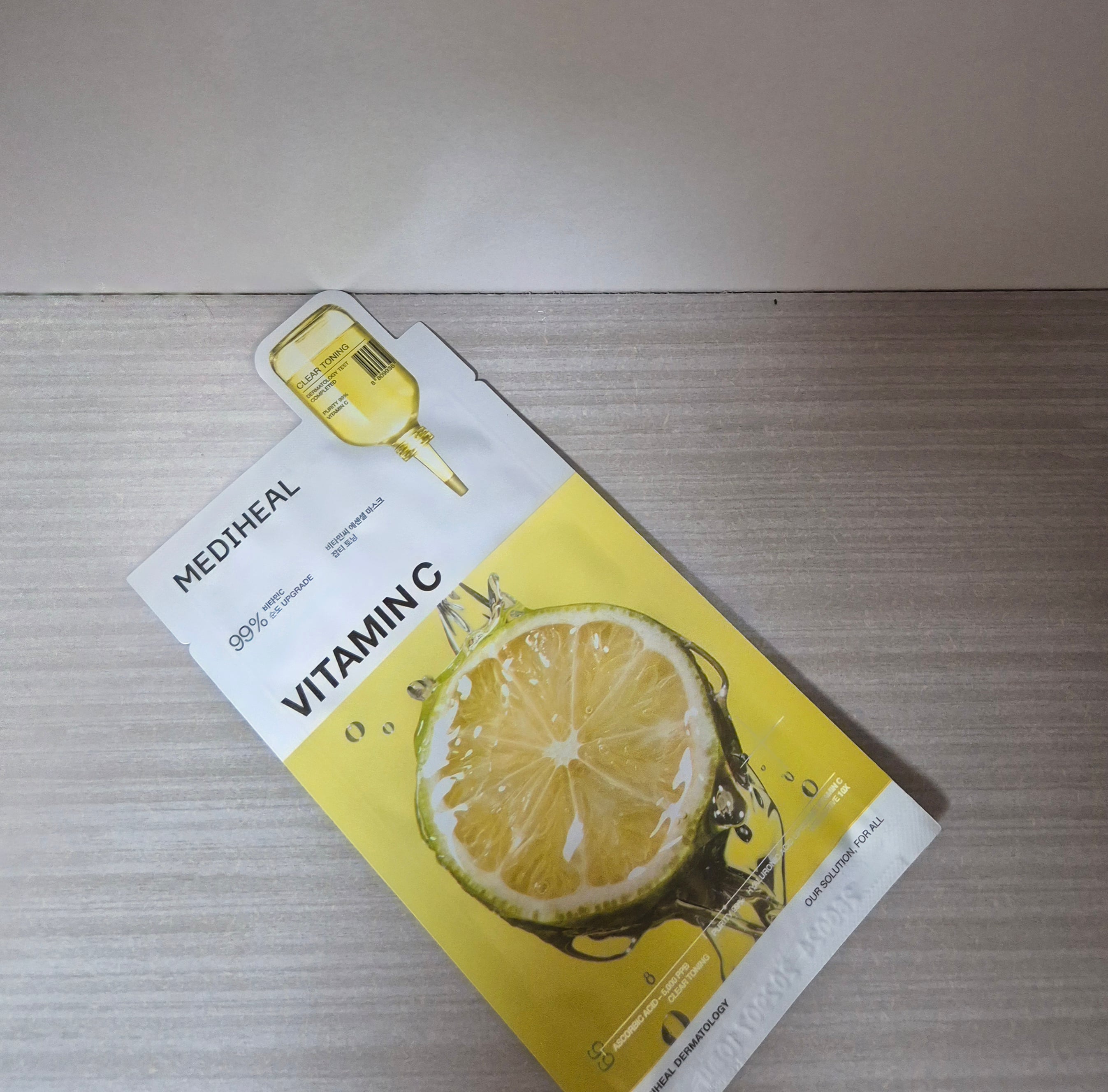 User review photo of Mediheal Vitamin C Clear Toning Essential Mask