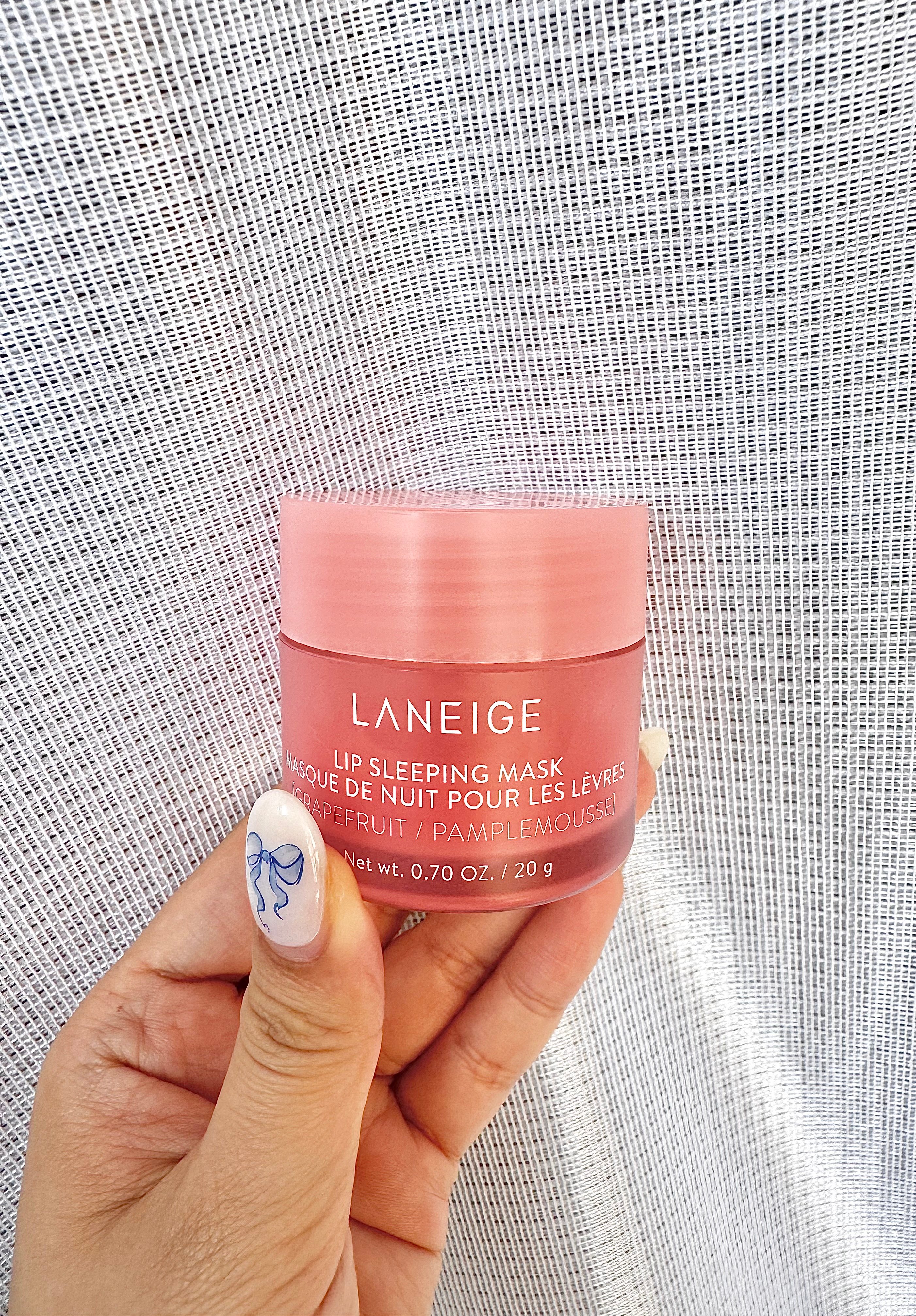 صورة من مراجعة مستخدم لمنتج Laneige قناع النوم للشفاه