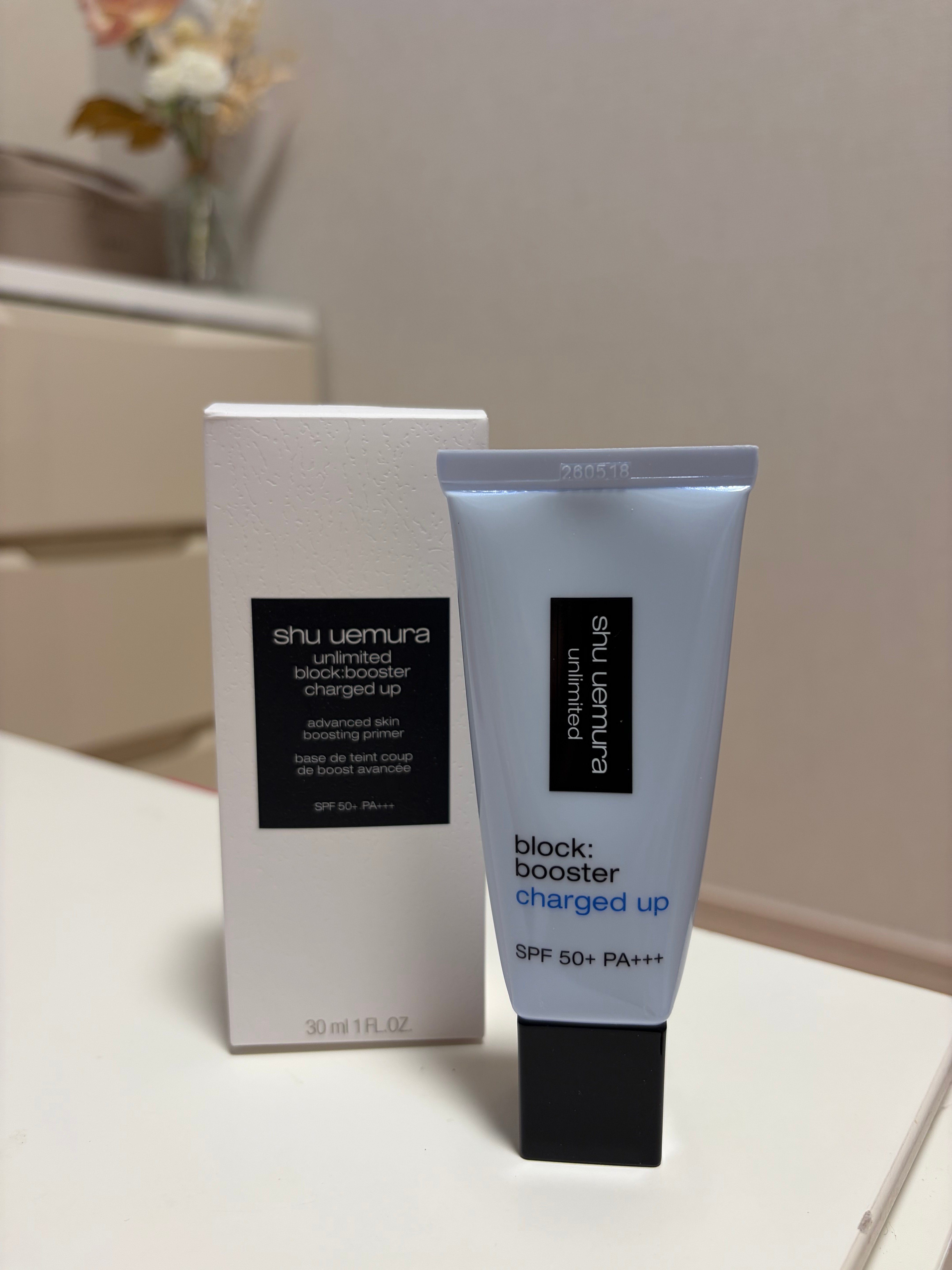 植村秀 Unlimited Block: Booster Advanced 妝前乳 SPF50+ PA+++的使用者評價照片