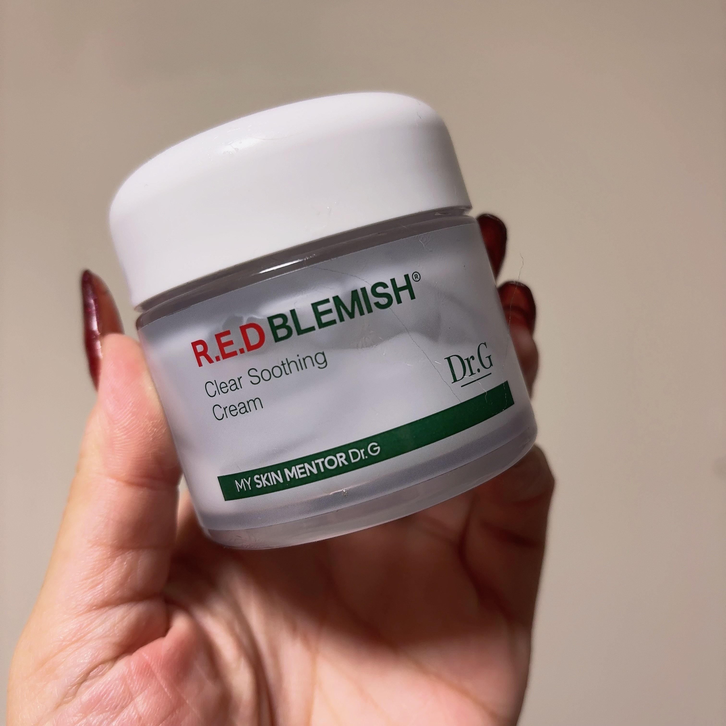 Dr.G R.E.D 痘痘清舒緩霜的使用者評價照片