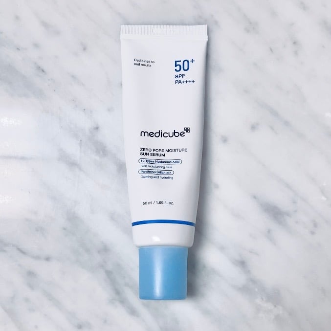 메디큐브 제로 포어 모이스처 선 세럼 SPF50+ 사용자 리뷰 사진