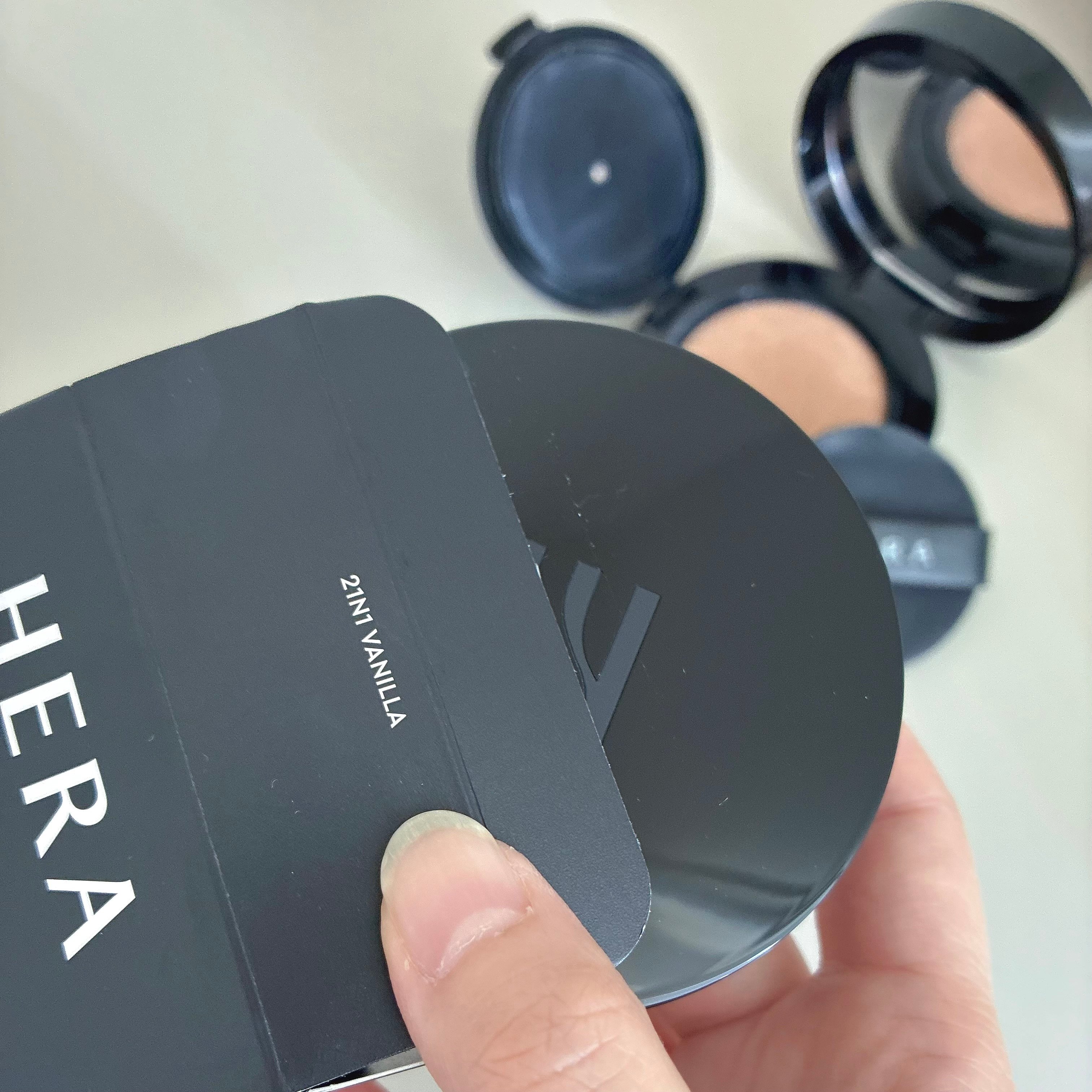 صورة من مراجعة مستخدم لمنتج Hera Black Cushion كوشن فاونديشن SPF 34
