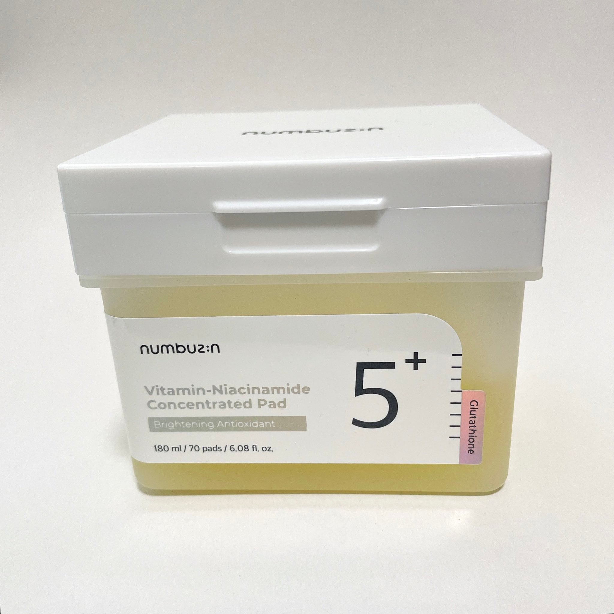 صورة من مراجعة مستخدم لمنتج Numbuzin No.5 Vitamin-Niacinamide Concentrated Pad