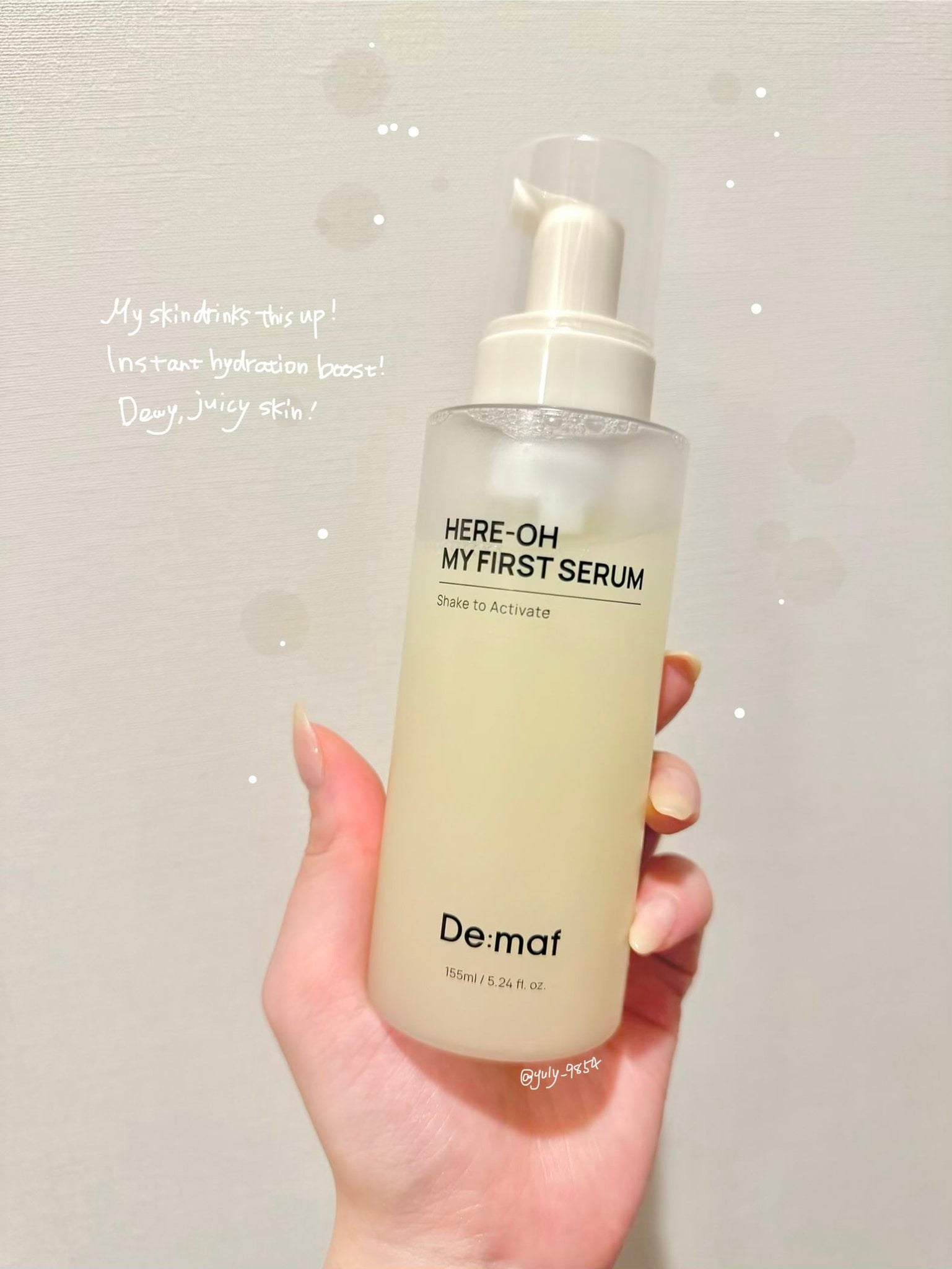 User review photo of De:Maf Here-Oh My First Serum