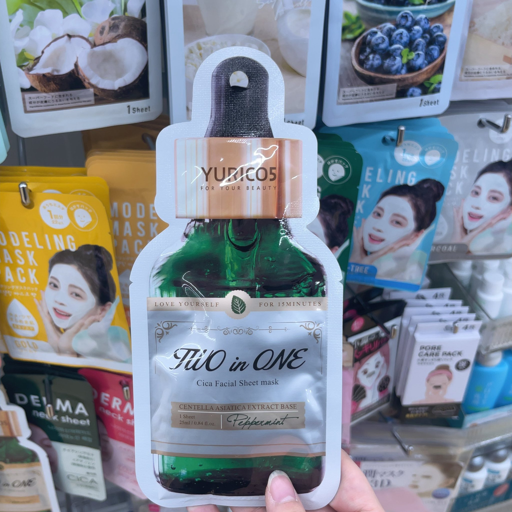 YURICO5 2in1 シカ フェイシャル シート マスクのユーザーレビュー写真