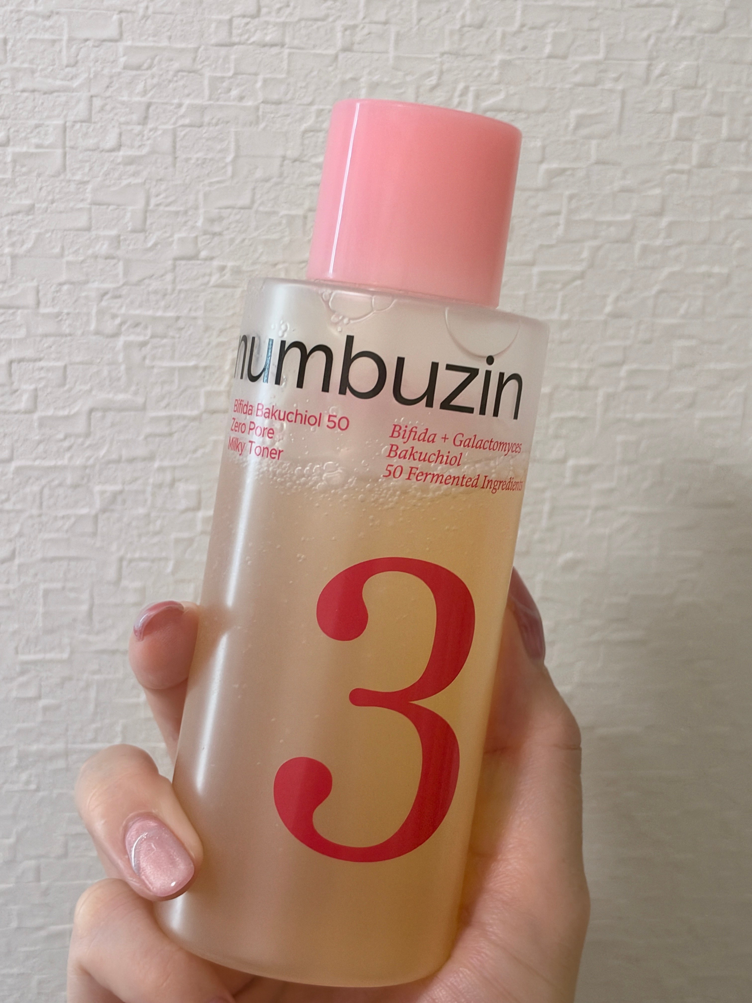 User review photo of Numbuzin No.3 Bifida Bakuchiol Zero Pore Milky Toner Light