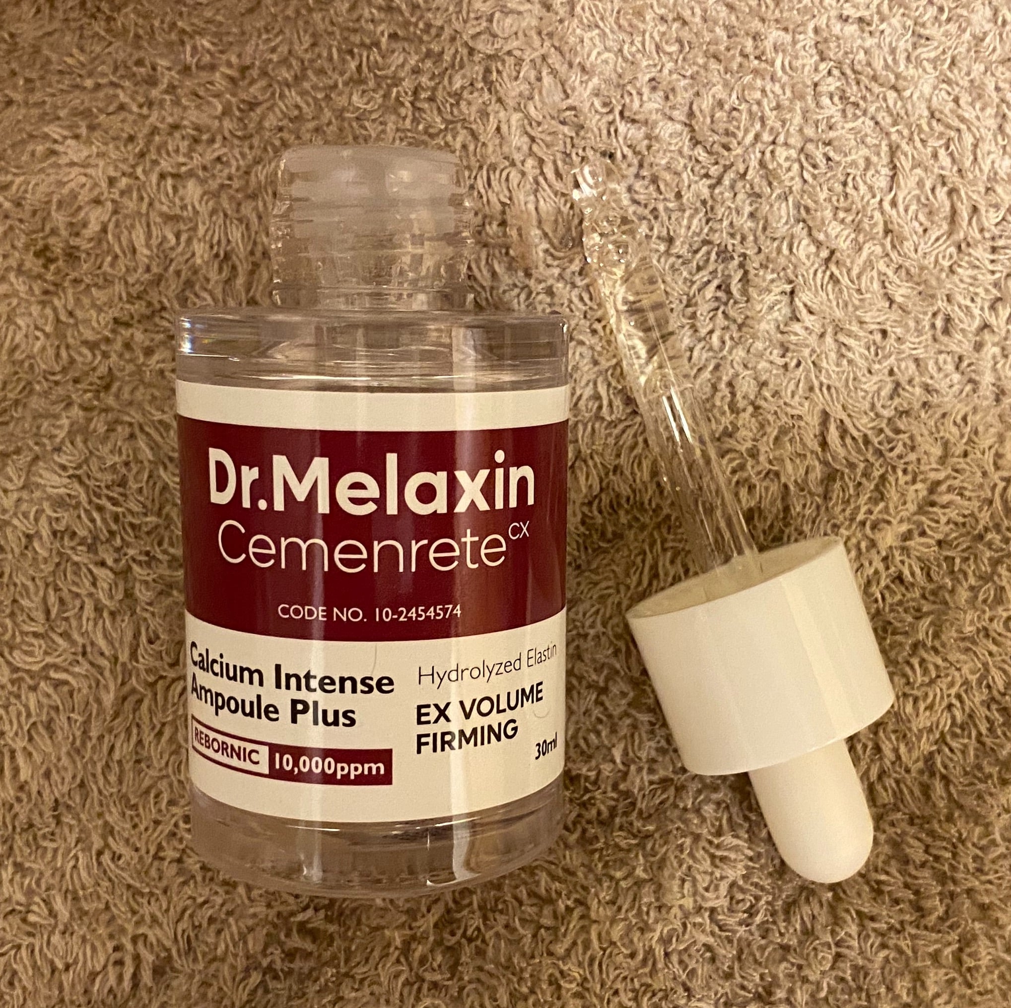 صورة من مراجعة مستخدم لمنتج Dr.Melaxin Cemenrete Calcium Intense Ampoule