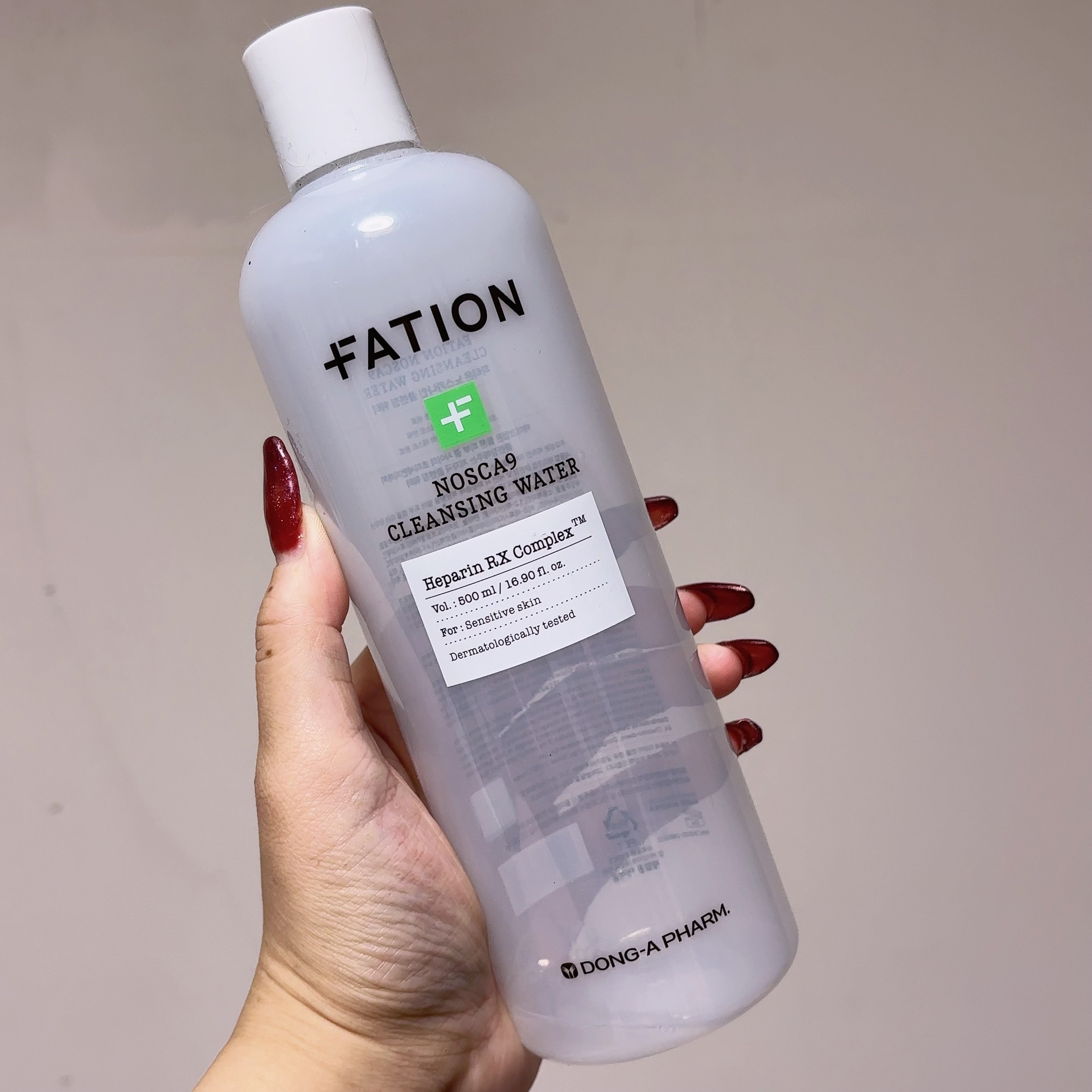 صورة من مراجعة مستخدم لمنتج Fation Nosca9 ماء تنظيف