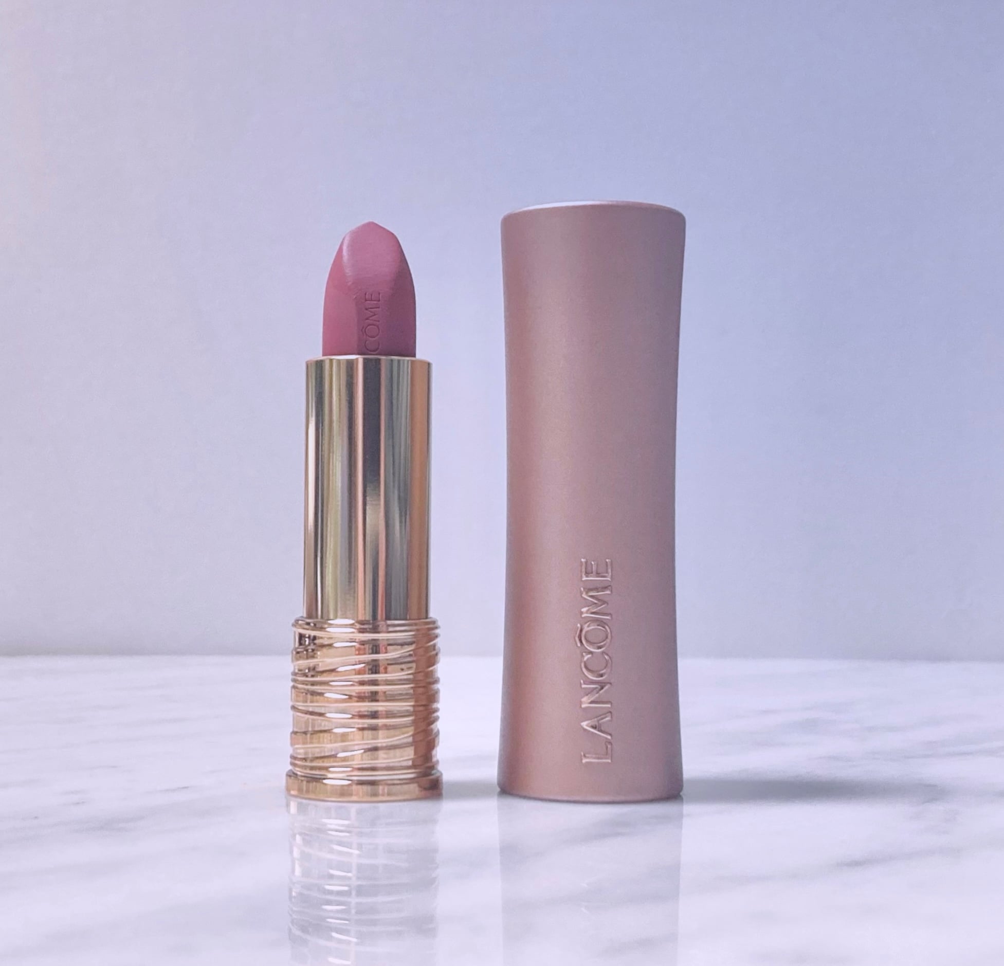 User review photo of Lancôme L'Absolu Rouge Intimatte Soft Matte Lipstick