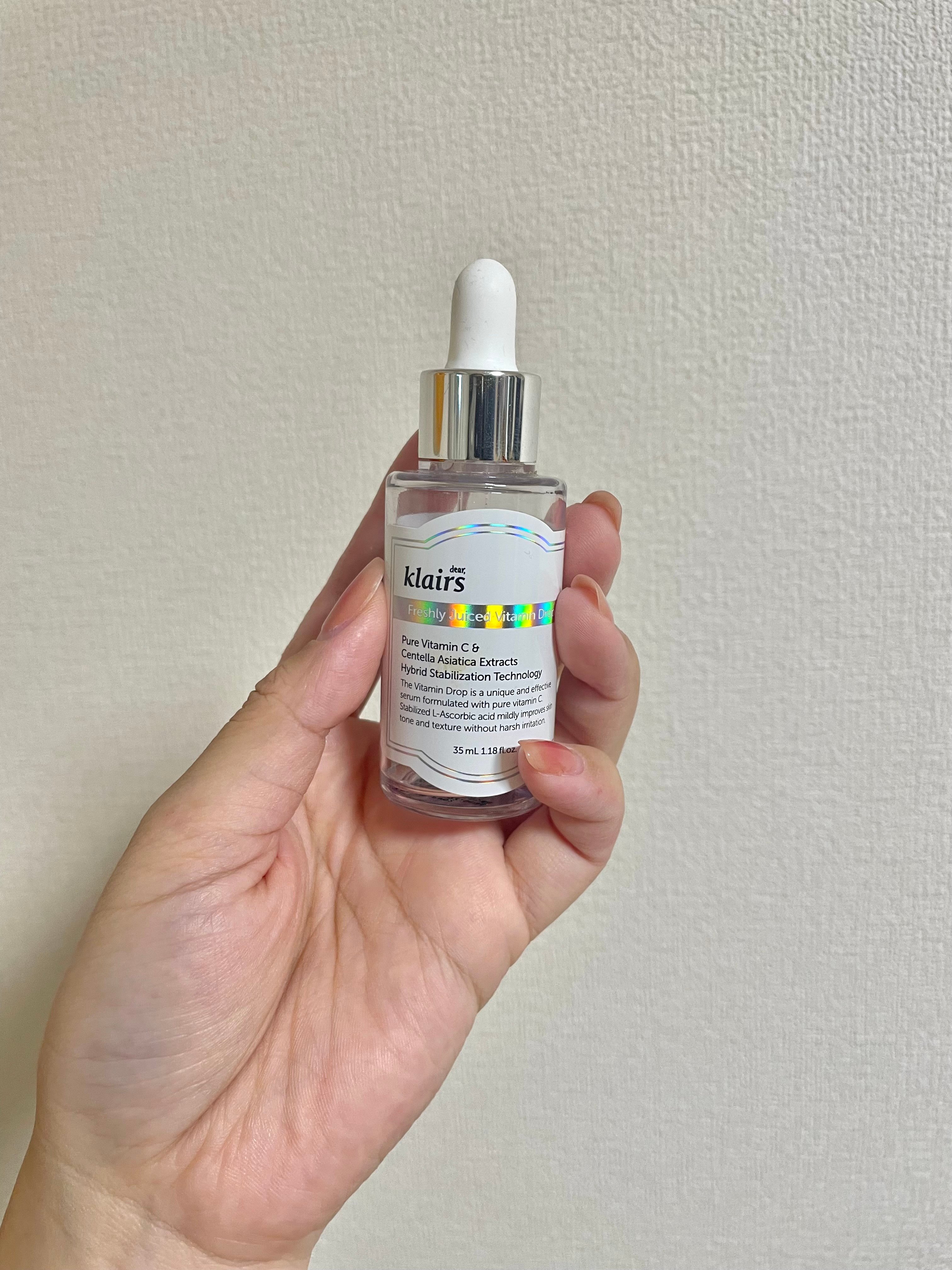 صورة من مراجعة مستخدم لمنتج Dear, Klairs Freshly Juiced Vitamin Drop