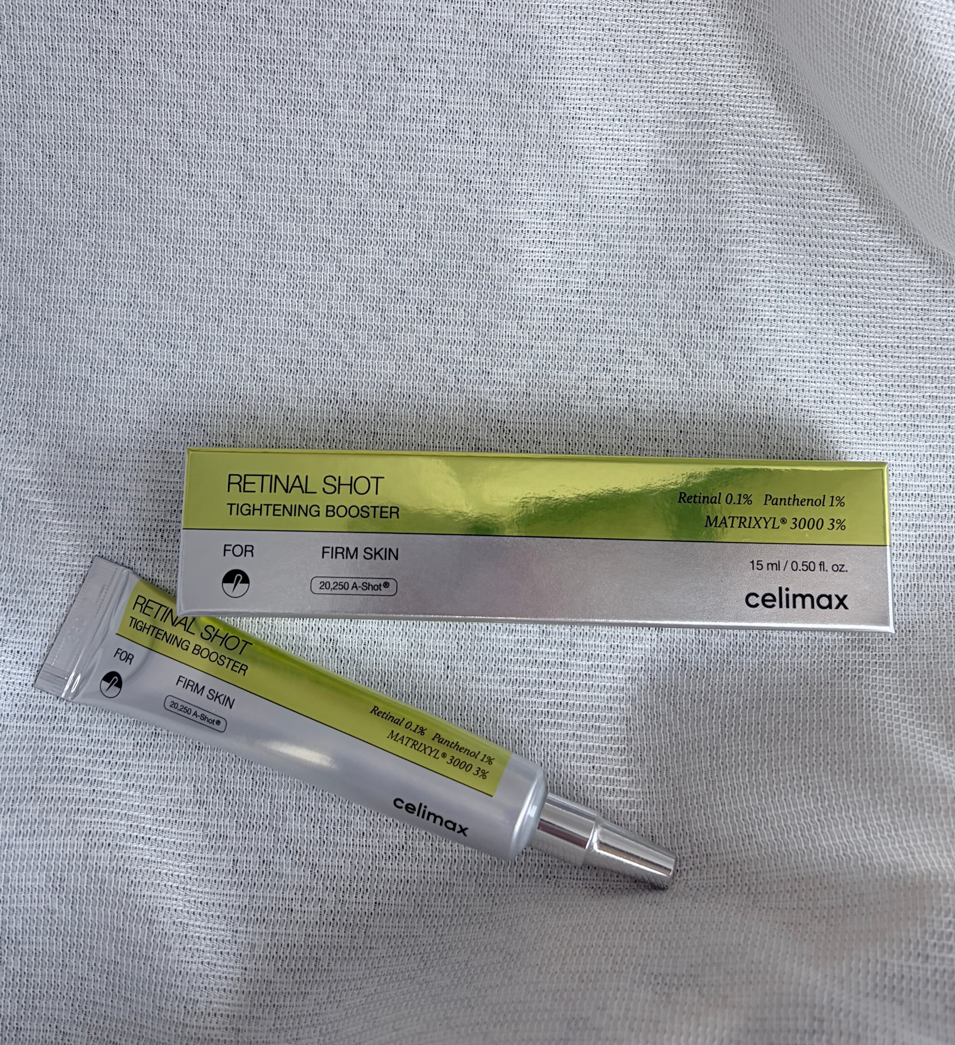 صورة من مراجعة مستخدم لمنتج Celimax The Vita-A Retinal Shot Tightening Booster