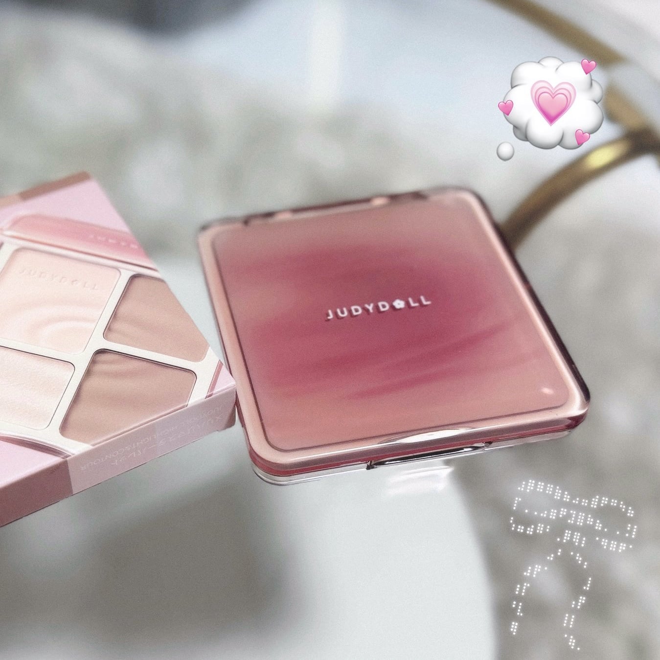 User review photo of Judydoll 2 in 1 Highlighter Contour Palette