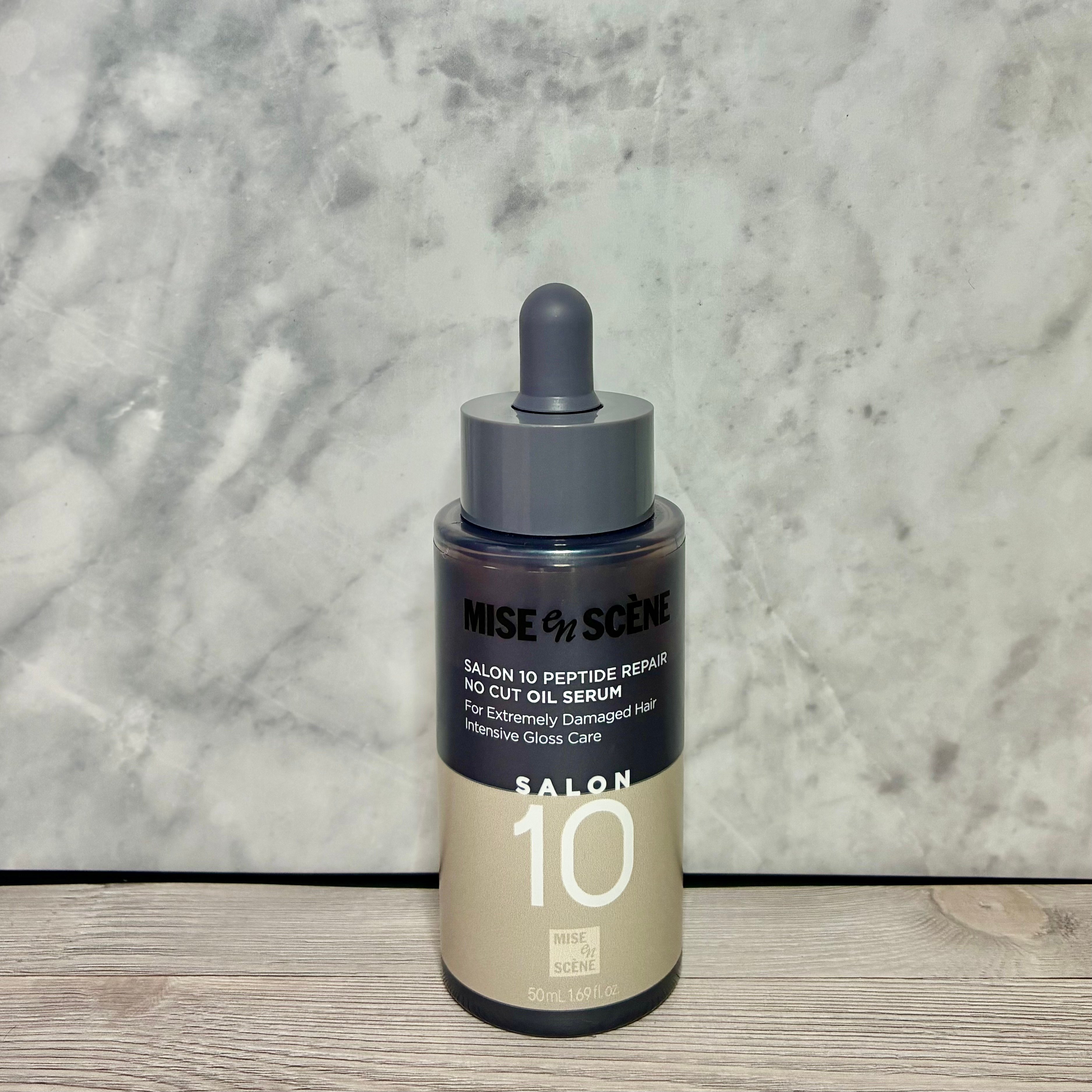 صورة من مراجعة مستخدم لمنتج Mise En Scène سيروم زيت للشعر Salon10 Peptide Repair No-Cut