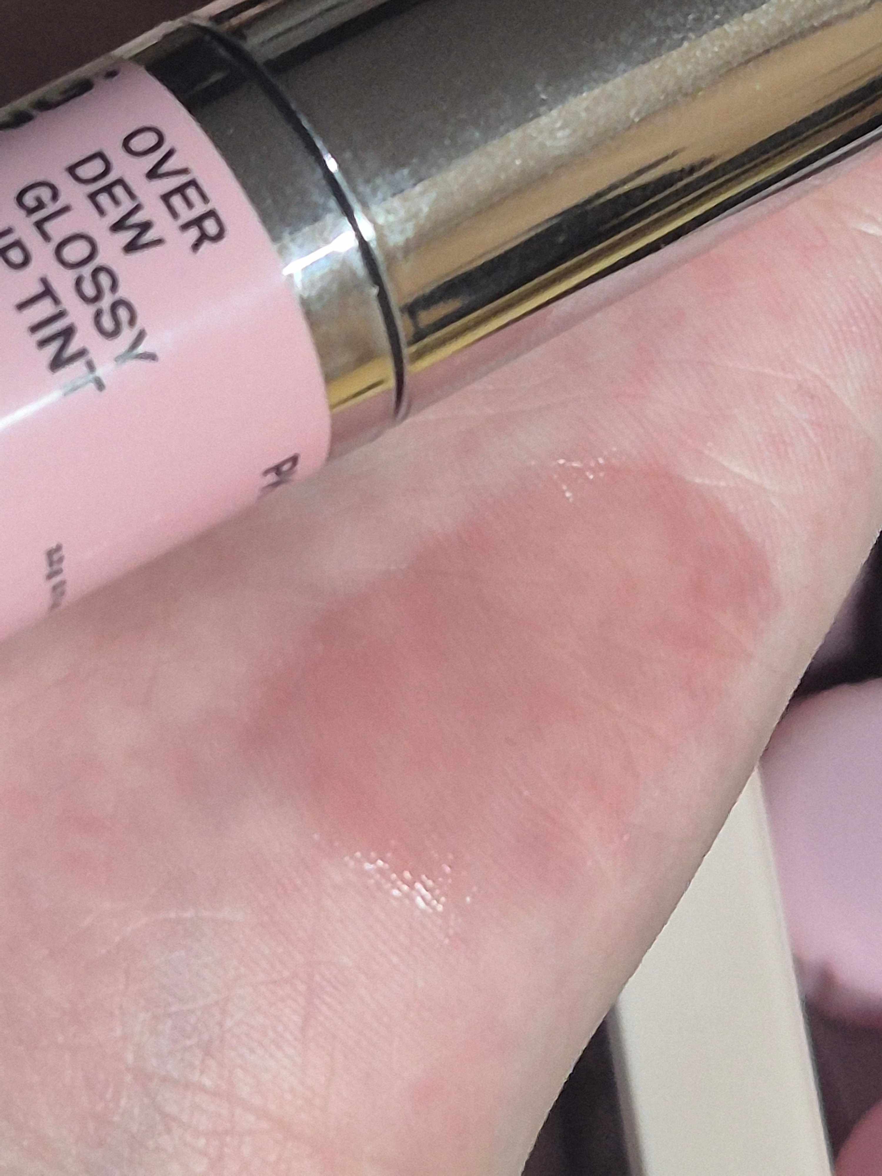 User review photo of Naming Over Dew Glossy Lip Tint