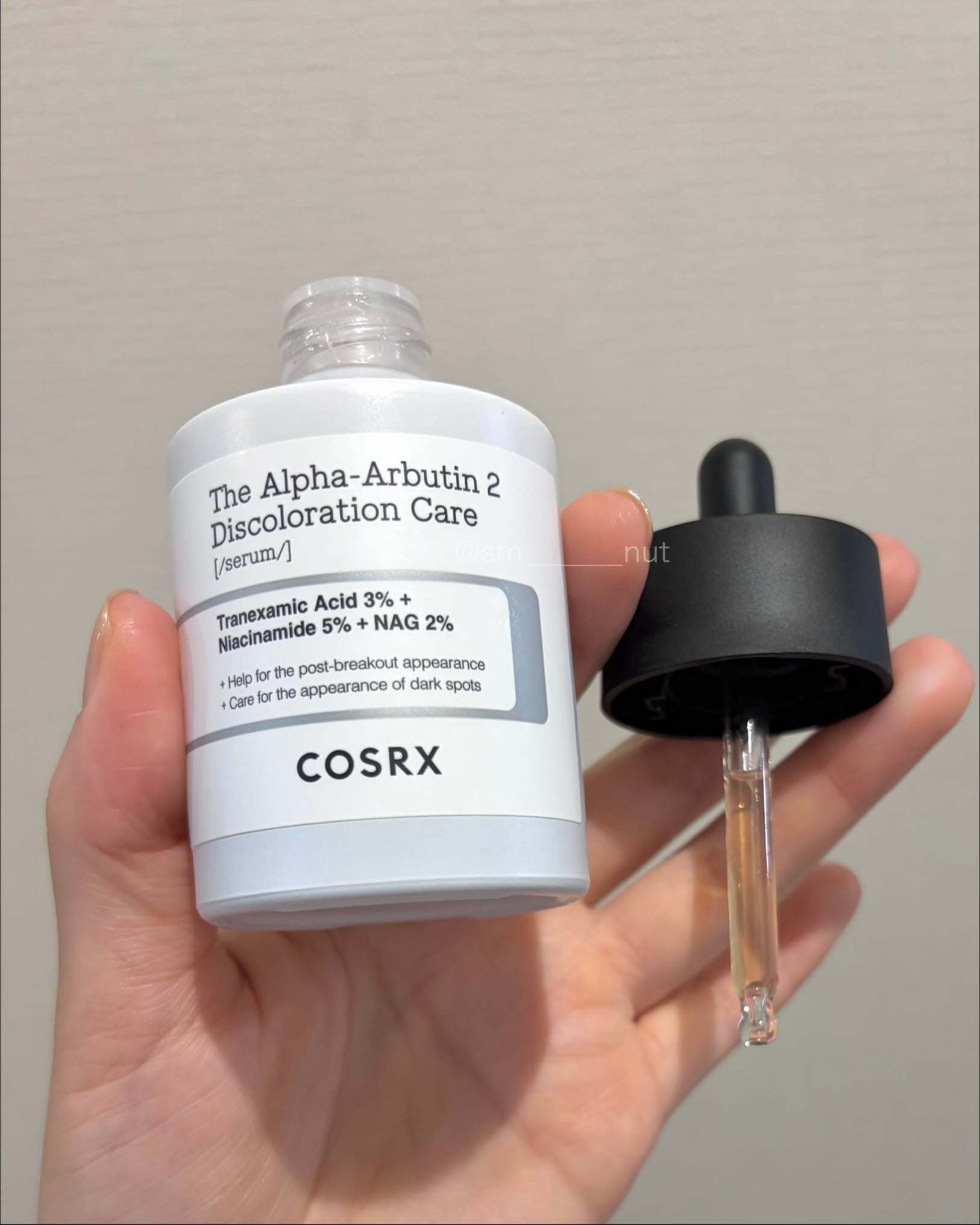 User review photo of COSRX The Alpha-Arbutin 2 Discoloration Care Serum