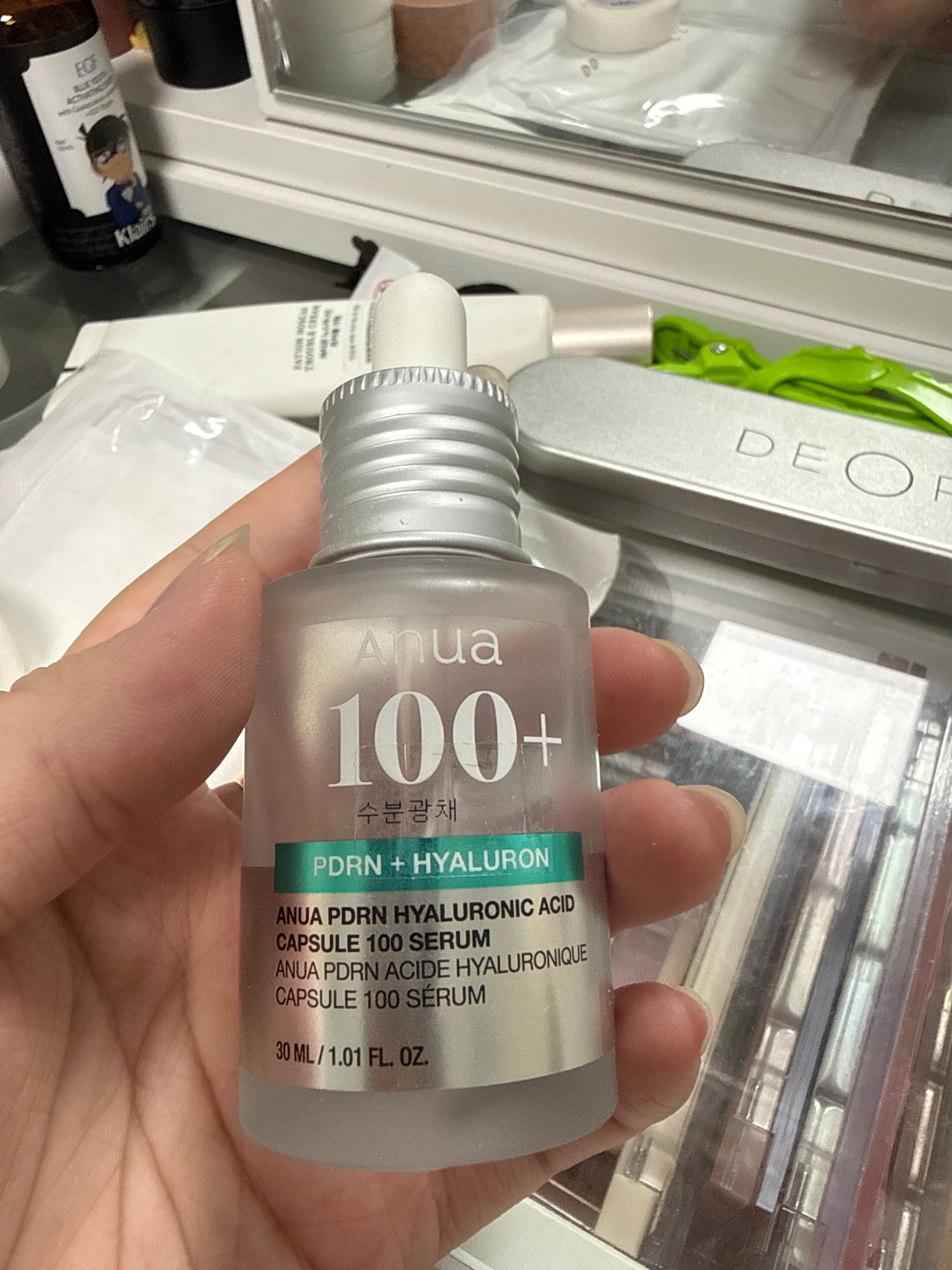 Anua PDRN 玻尿酸膠囊 100 精華液的使用者評價照片