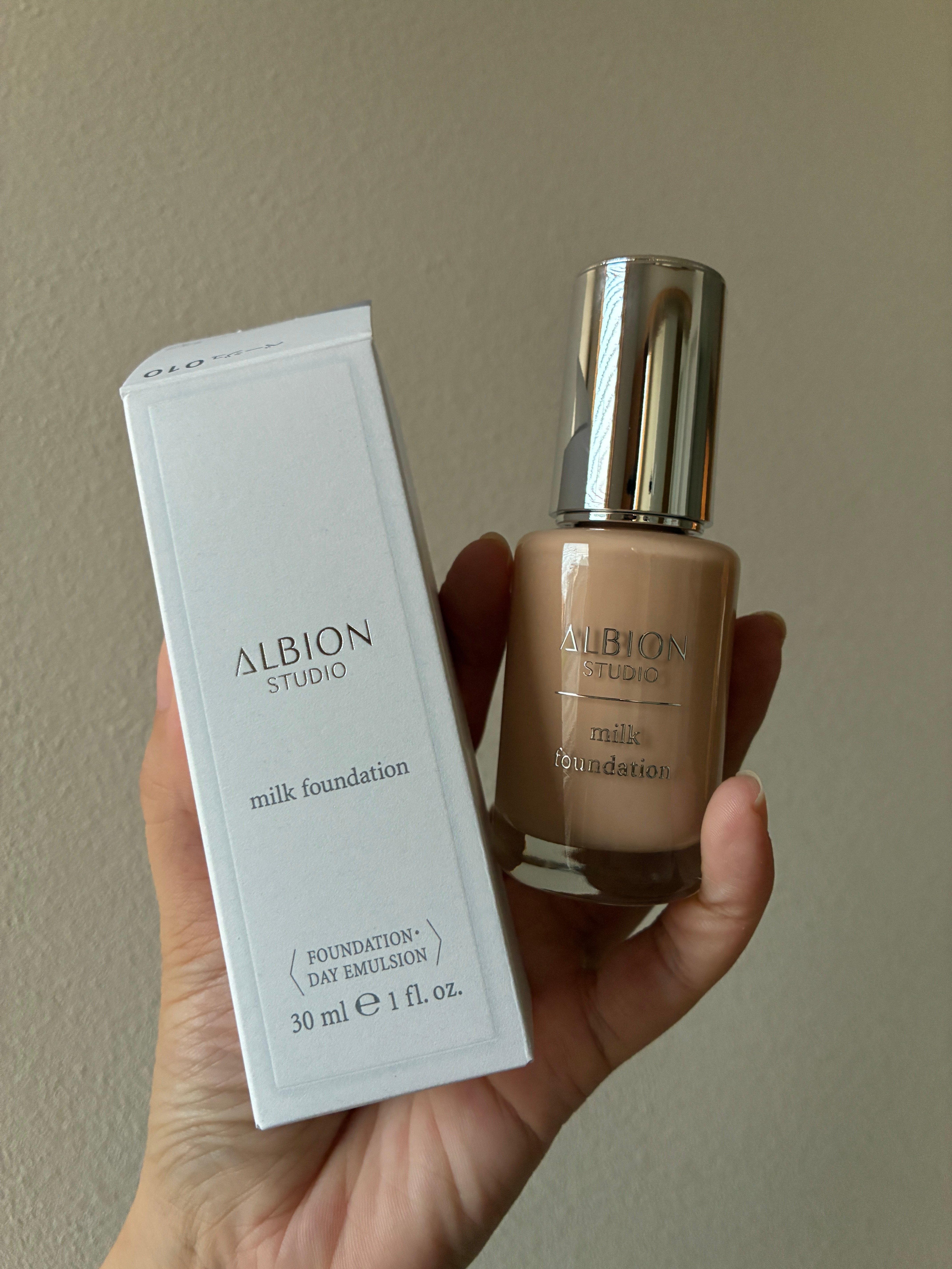 User review photo of Albion Studio Milk Foundation