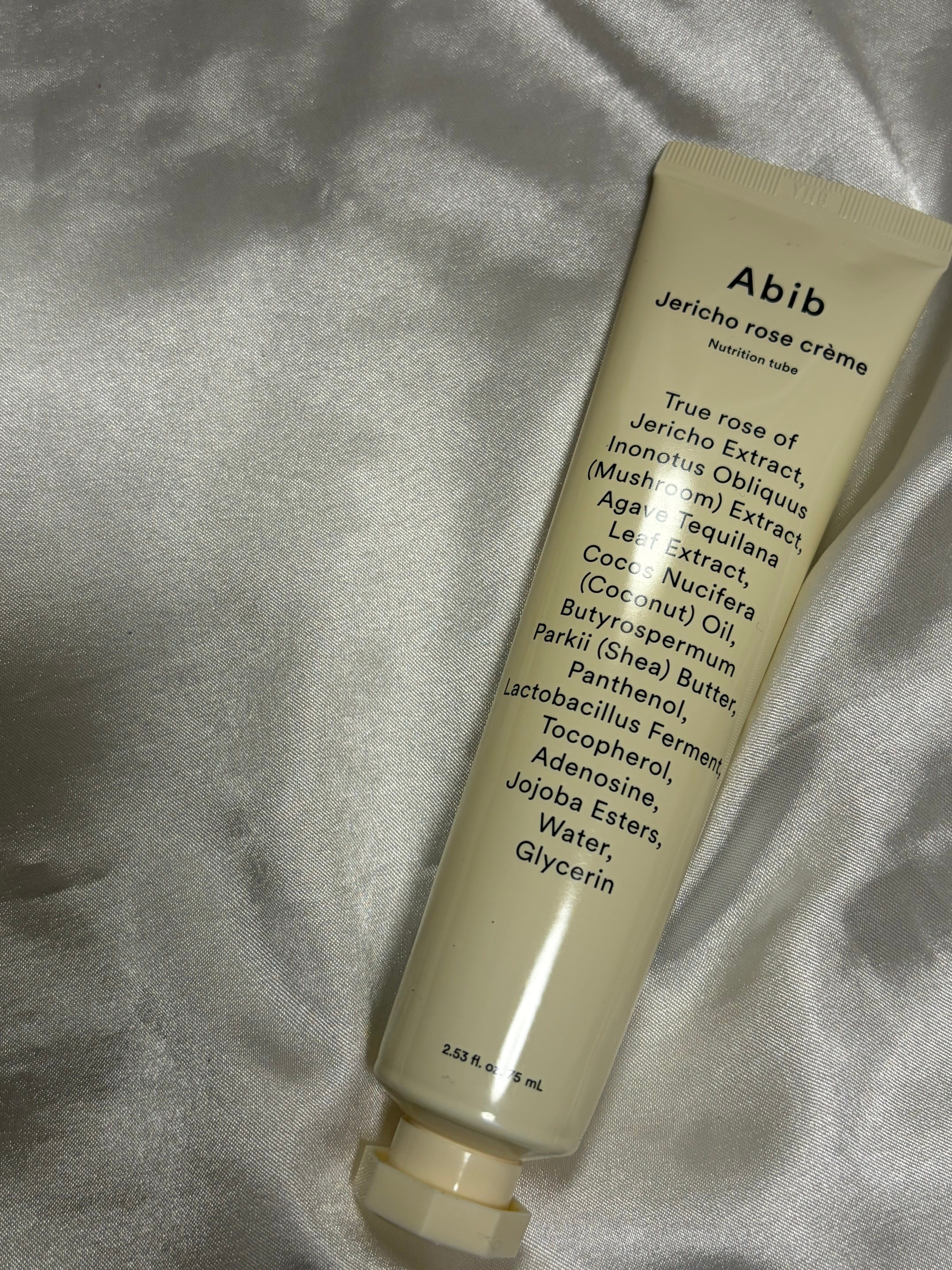 Abib 耶利哥玫瑰滋養霜 管身的使用者評價照片
