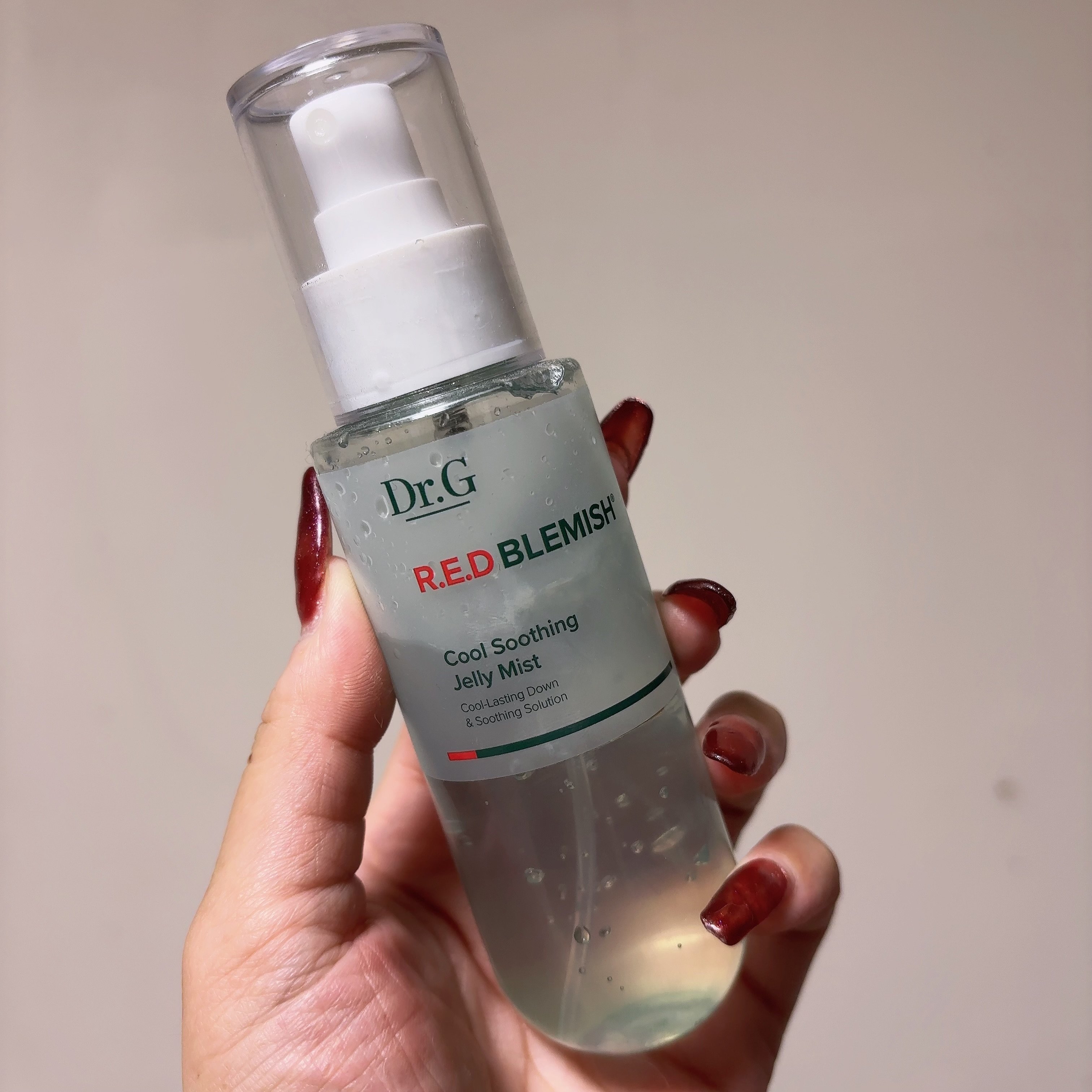 Dr.G Red Blemish 清涼舒緩果凍噴霧的使用者評價照片